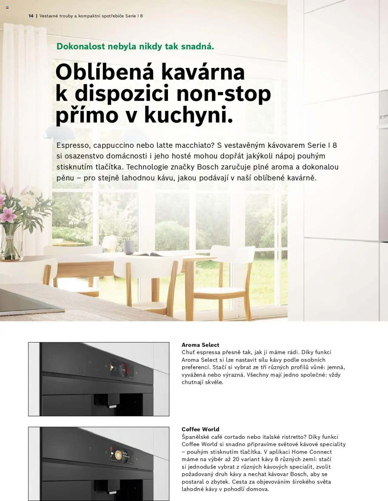 Möbelix leták - Bosch od 01.06.2024 | Strana: 14 | Produkty: Kávovar, Cappuccino