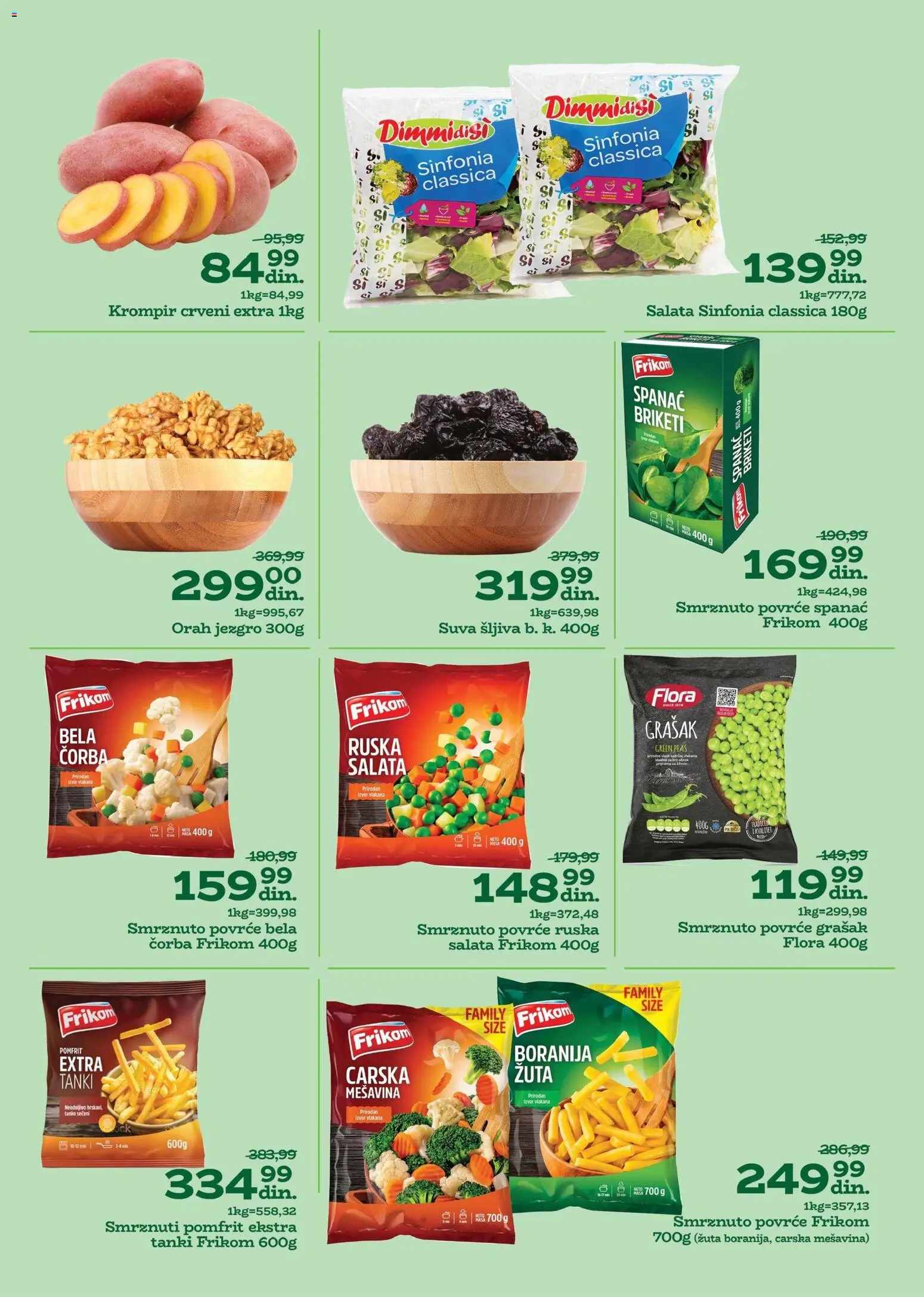 Univerexport katalog - važi od 22.12.2025 | Strana: 2 | Proizvode: Salata, Krompir, Orah, Šljiva