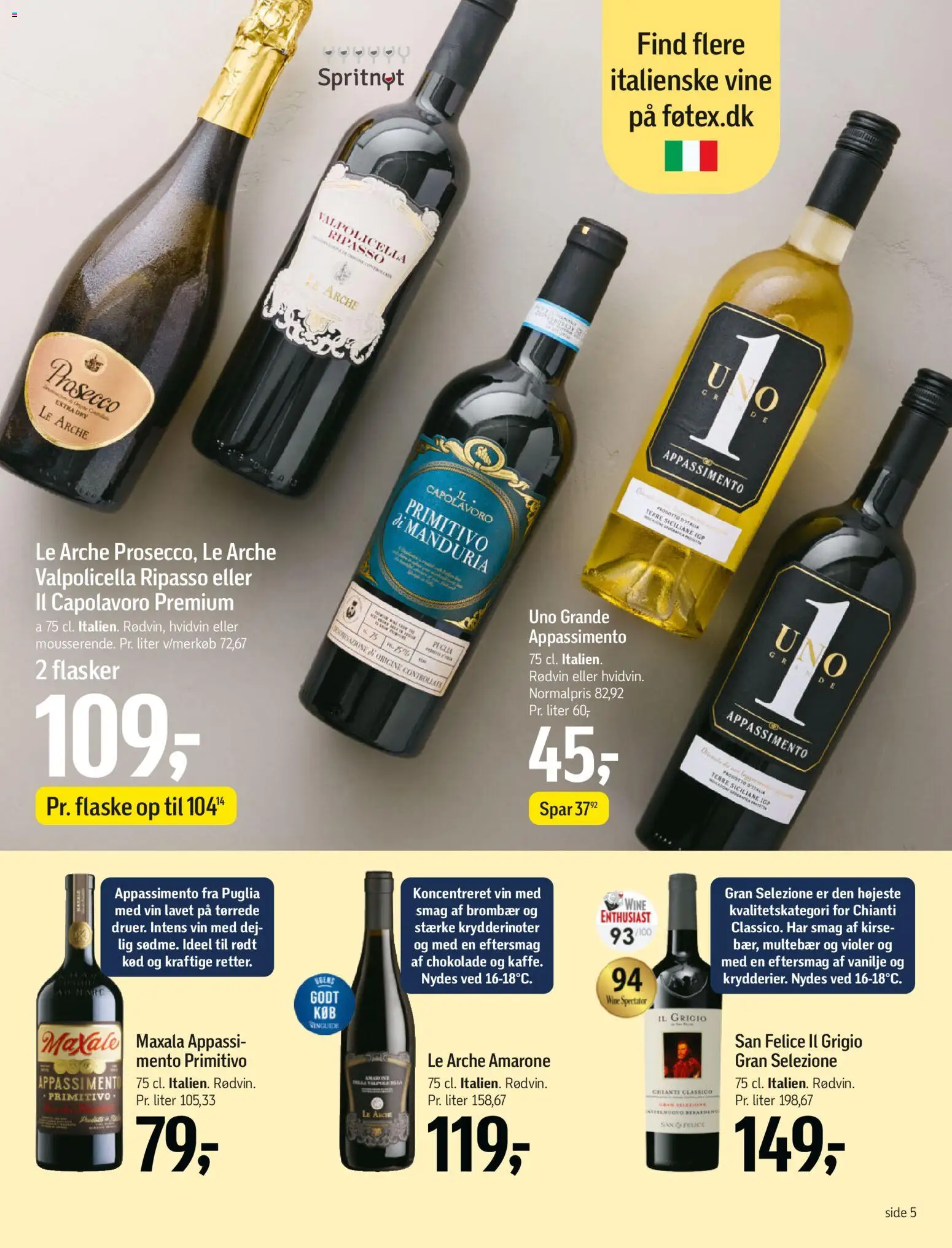 Føtex tilbudsavis – gyldig fra 27.02.2026 | Side: 5 | Produkter: Chokolade, Vin, Vanilje