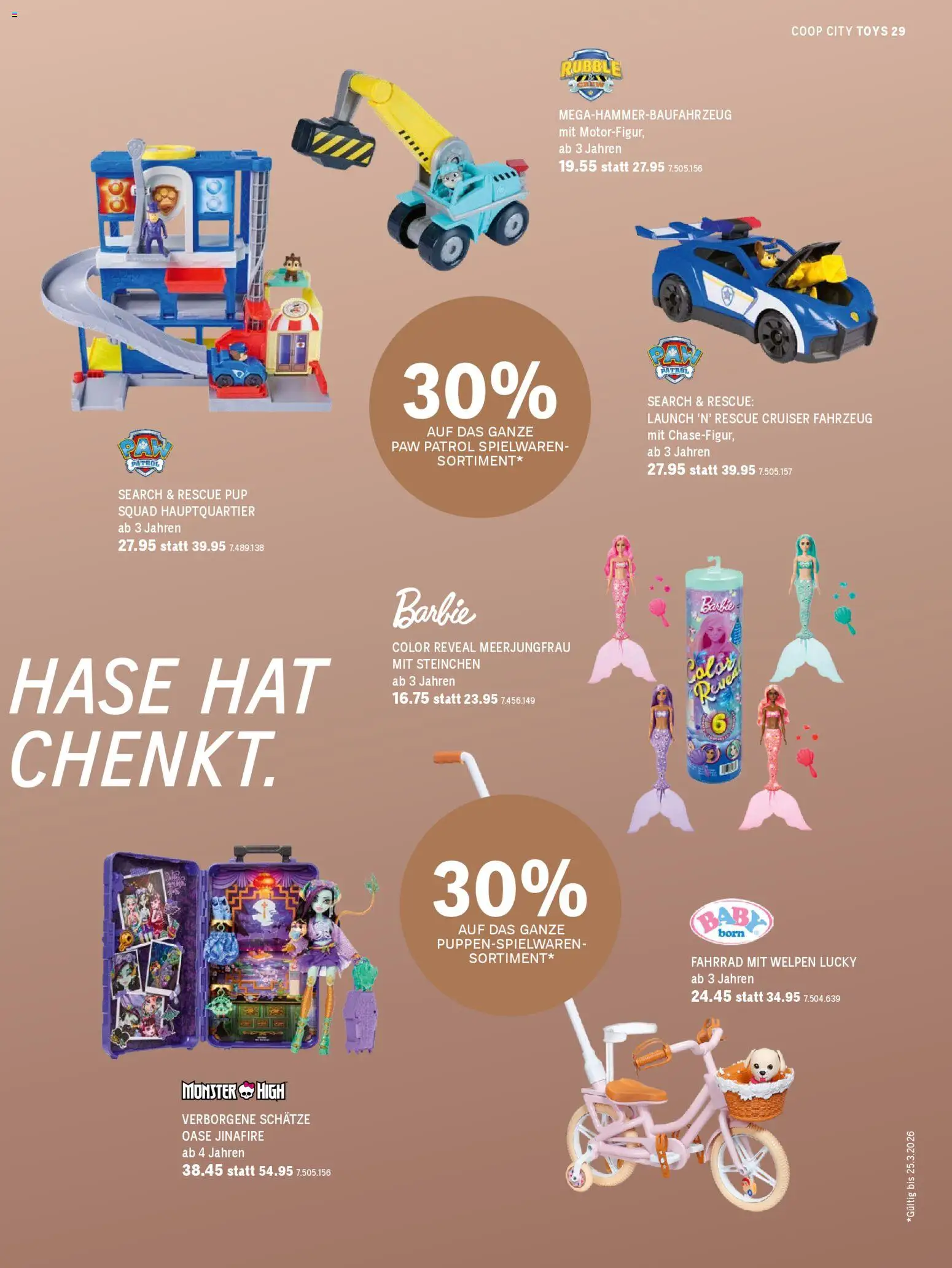 Coop City aktionen Ostern – gültig ab 23.03.2026 | Seite: 29