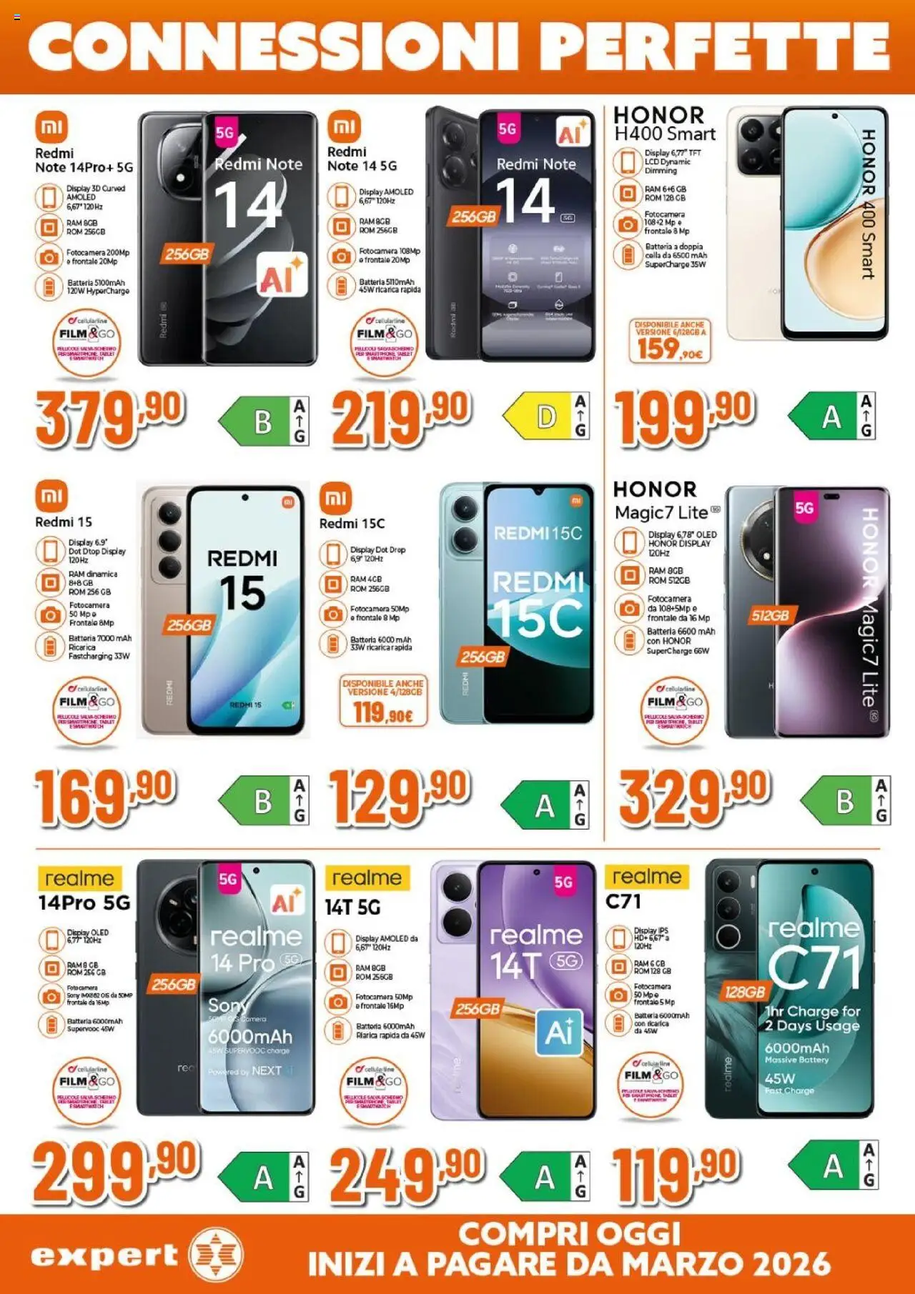 Volantino Expert del 16.10.2025 | Pagina: 18 | Prodotti: Tablet, Colla, Smartwatch, Batteria