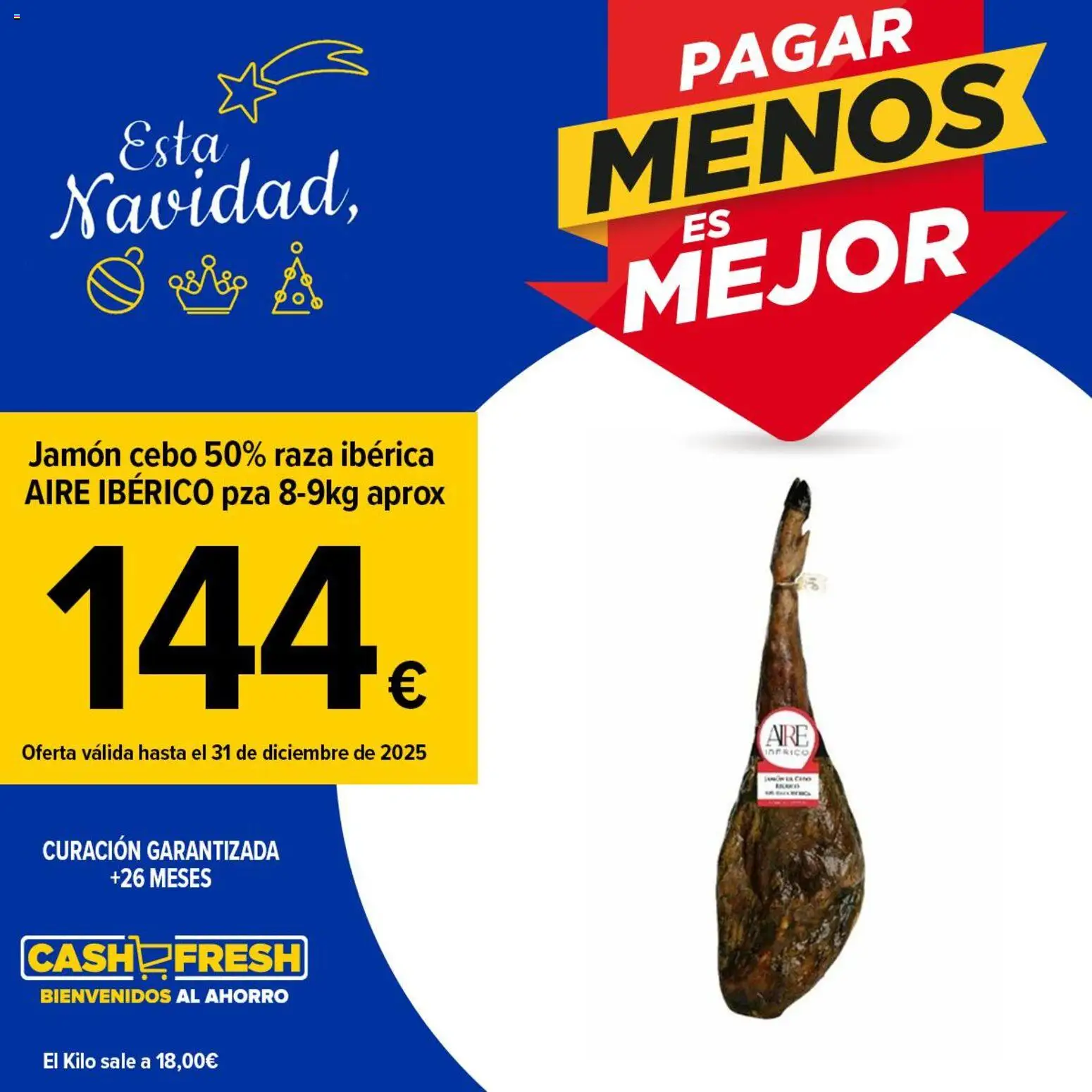 Cash Fresh folleto │ válido desde el 04.12.2025 | Página: 6 | Productos: Jamón