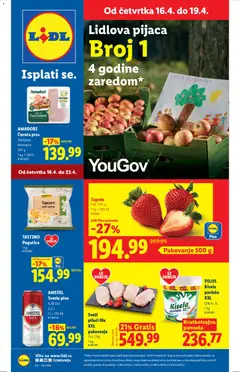 Lidl katalog - pregled Lidl kataloga - važi od 16.04.2026