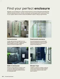 Preview of B&Q - Bathrooms valid from 16.12.2025 | Page: 218 | Products: Shower, Doors