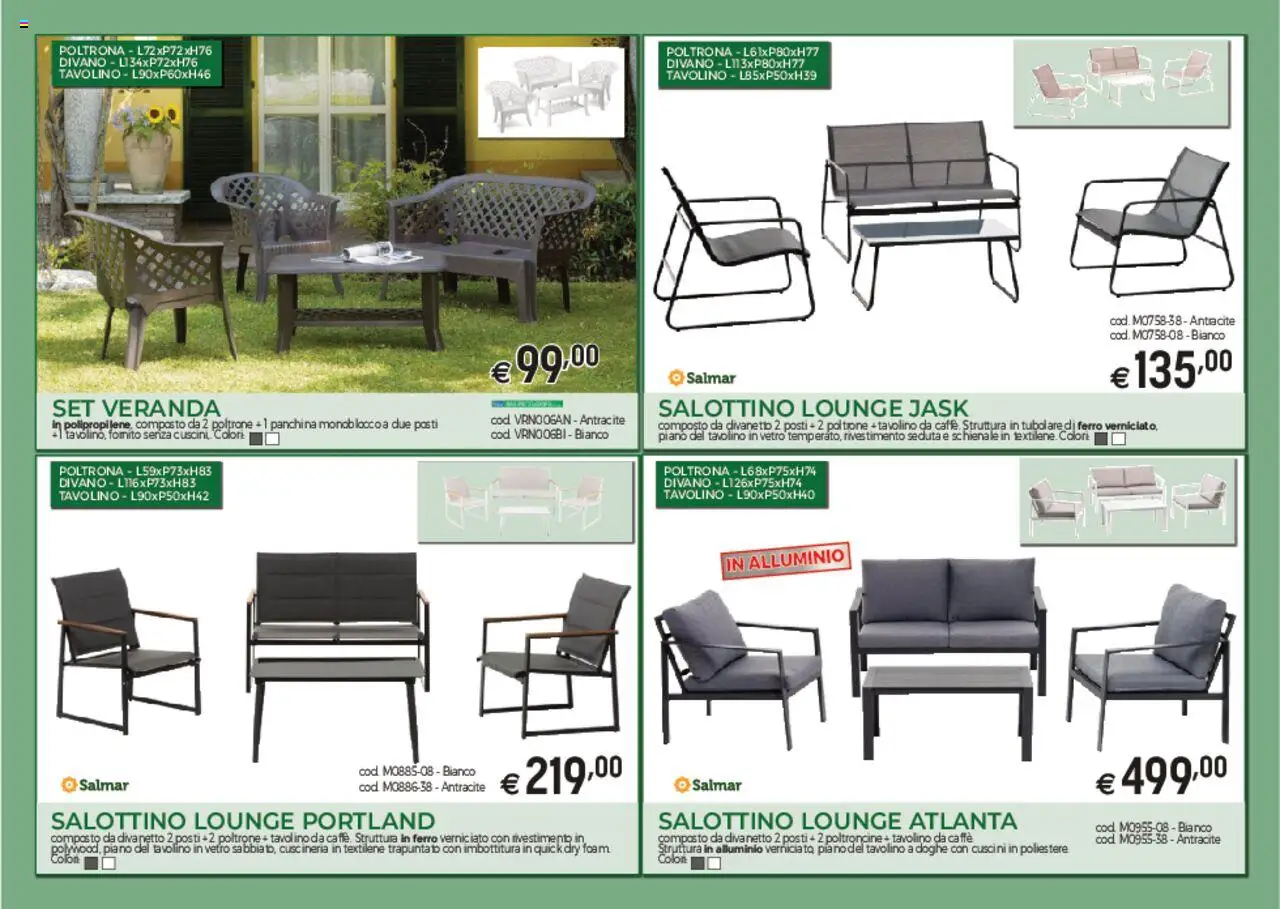 Volantino Brico OK del 03.03.2025 | Pagina: 2 | Prodotti: Tavolino, Caffè, Alluminio, Poltrona