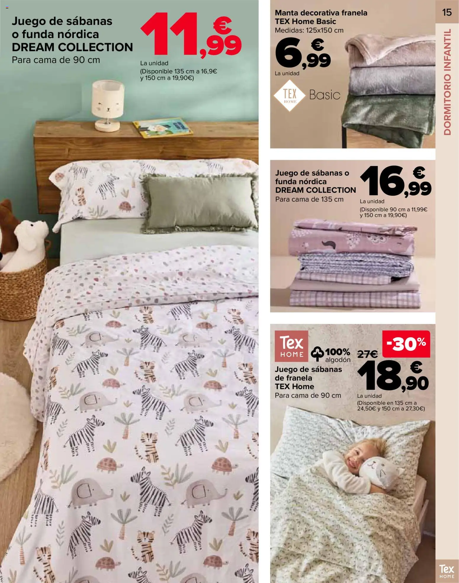 Carrefour folleto │ válido desde el 09.01.2026 | Página: 15 | Productos: Juego de sábanas, Manta, Funda, Cama