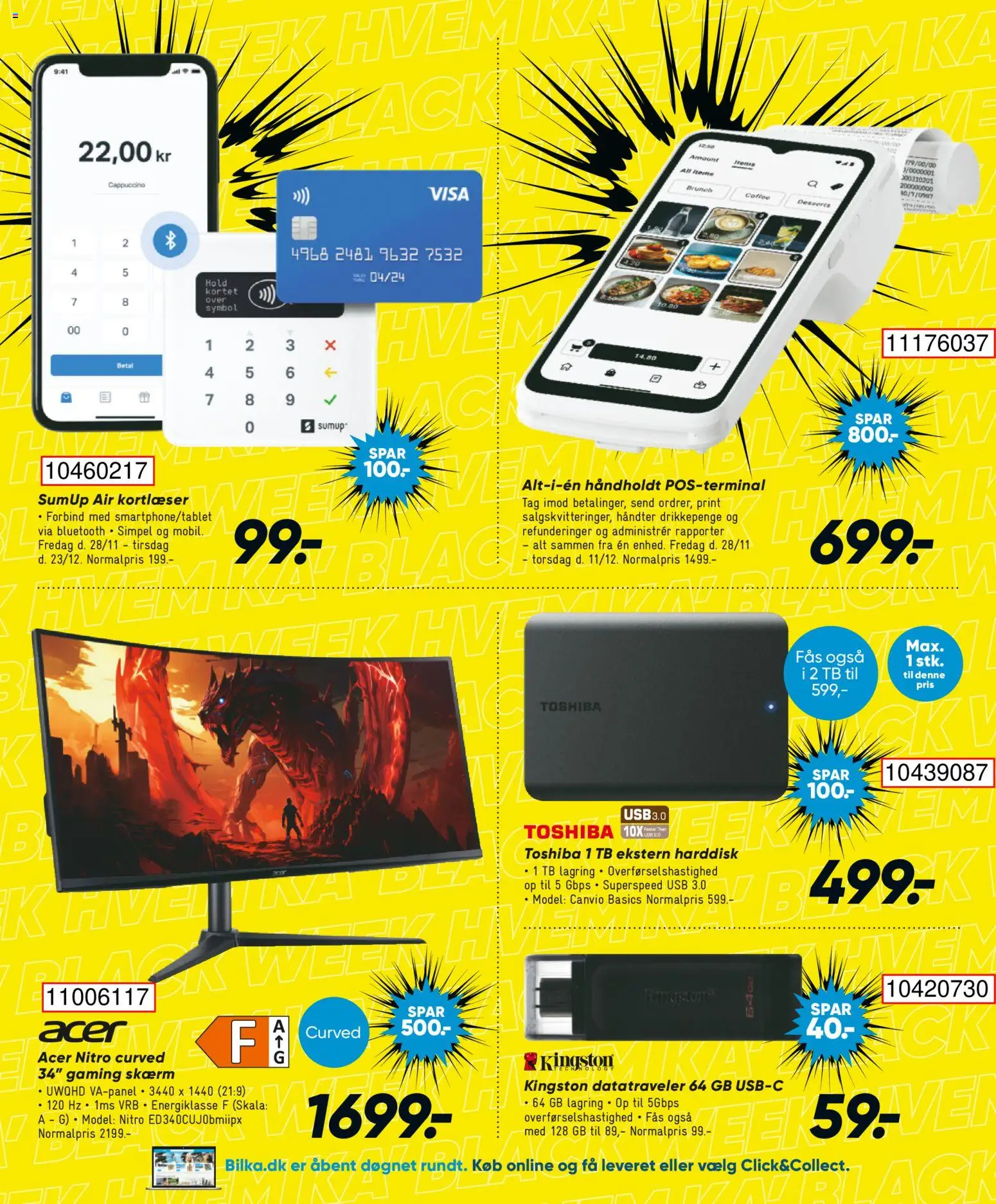 Bilka tilbudsavis – gyldig fra 28.11.2025 | Side: 37 | Produkter: Skærm, Ekstern Harddisk, USB, Harddisk