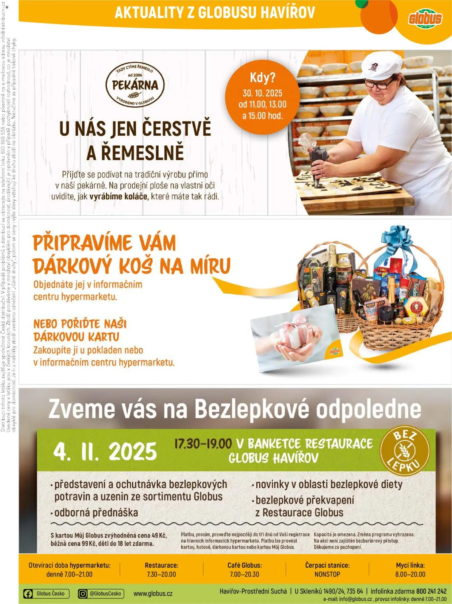 Globus leták - Havířov od 29.10.2025 | Strana: 37 | Produkty: Globus, Dárkový koš, Pekárna, Koš
