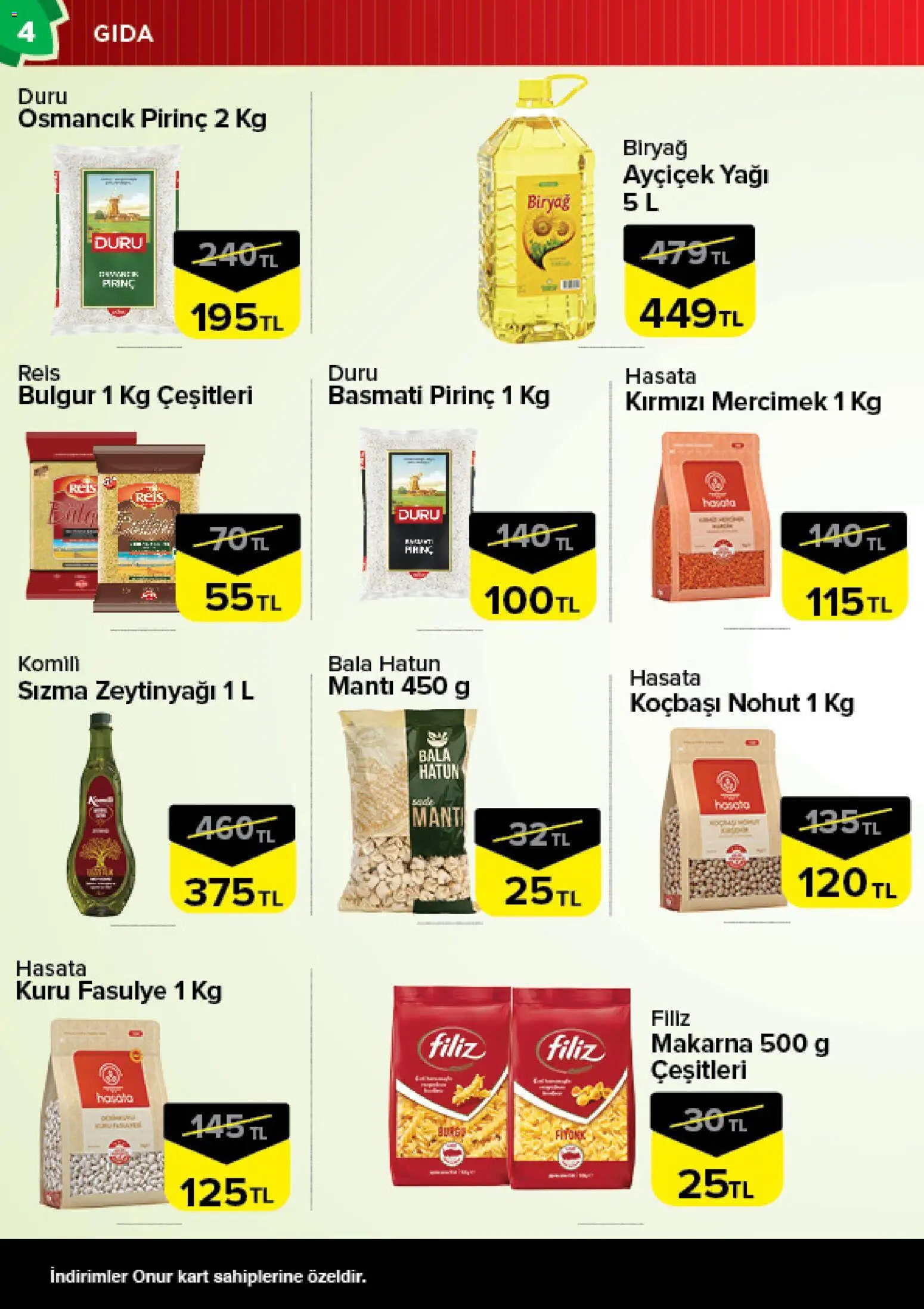Onur Market Katalog - 10.02.2026 tarihinden itibaren geçerlidir | Sayfa: 4