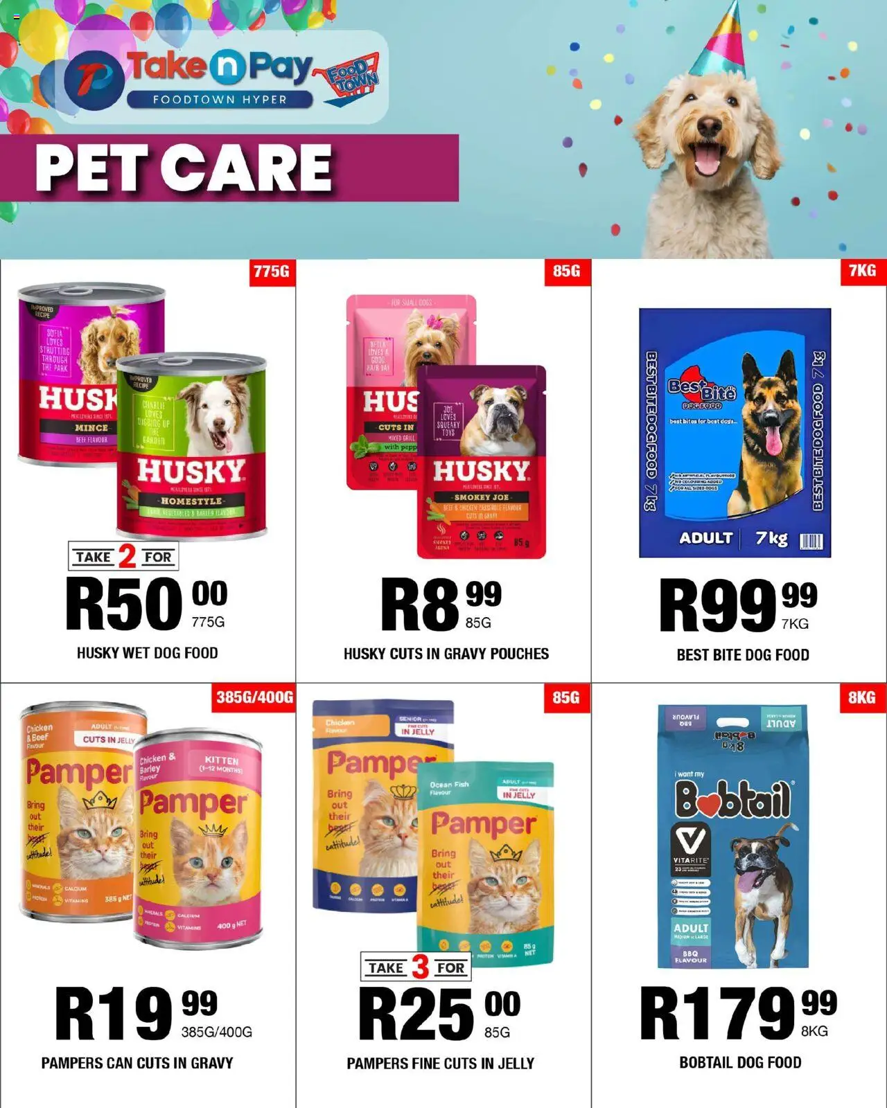 New Take n Pay catalogue – valid from 15.09.2025 | Page: 27 | Products: Grill, Fish, Vegetables, Dog food