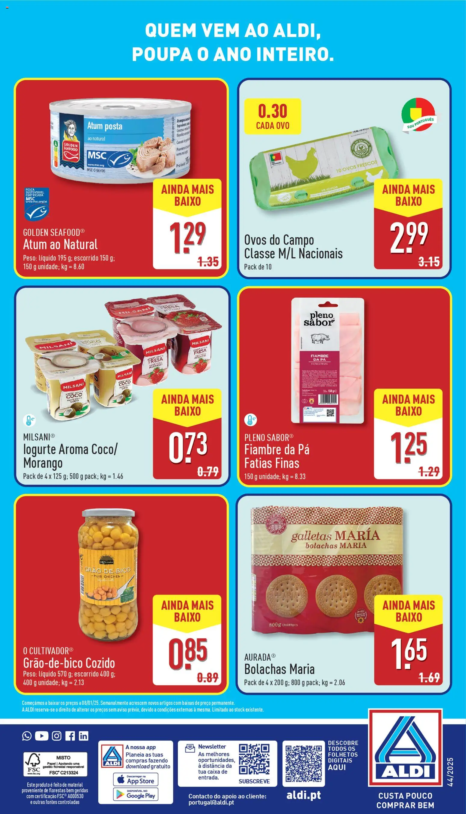 Aldi folheto │ válido de 22.10.2025 | Página: 20 | Produtos: Bolachas, Caixa, Ovos, Pá