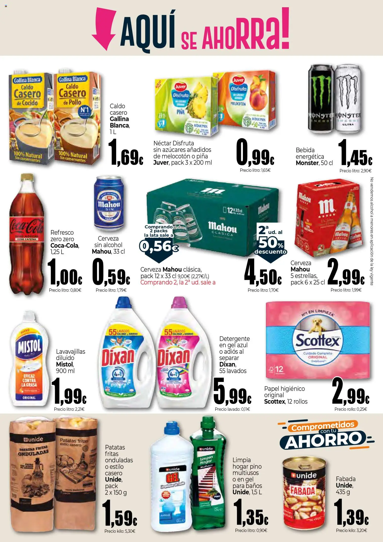 Unide - Supermercados  │ válido desde el 15.01.2026 | Página: 3 | Productos: Detergente, Cerveza, Piña, Lavavajillas