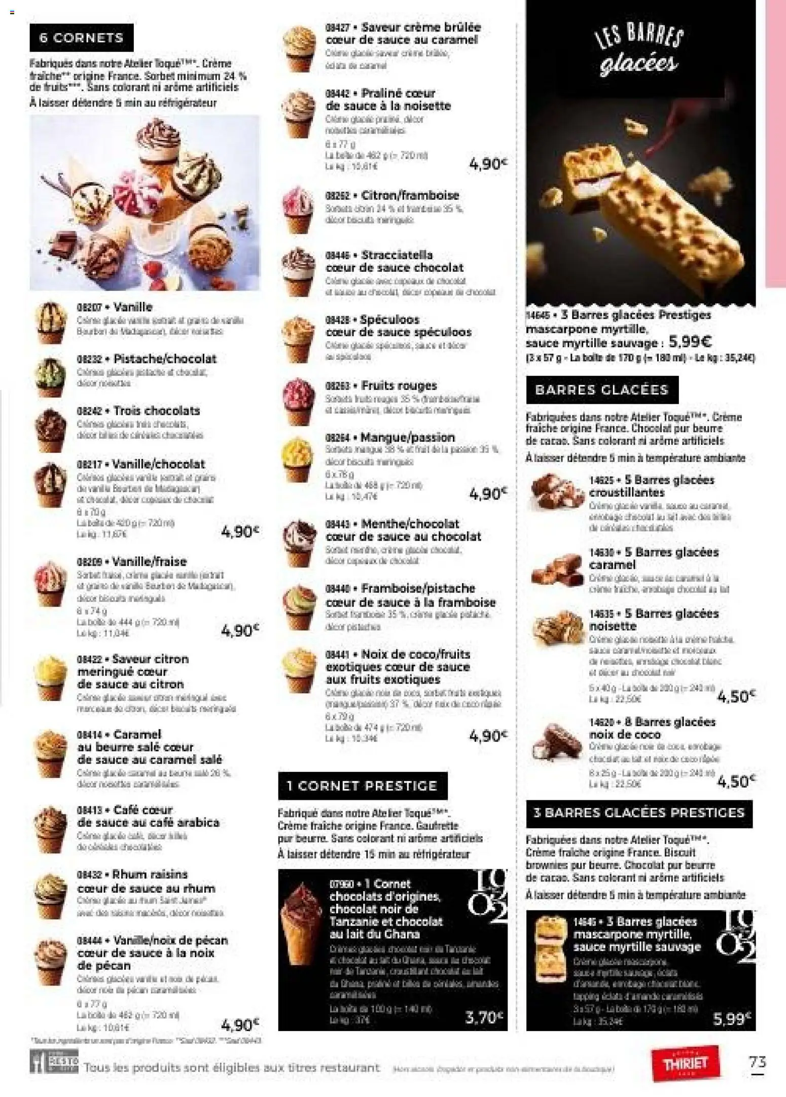 {H1} | Page: 73 | Produits: Noix de coco, Bol, Café, Crème fraiche