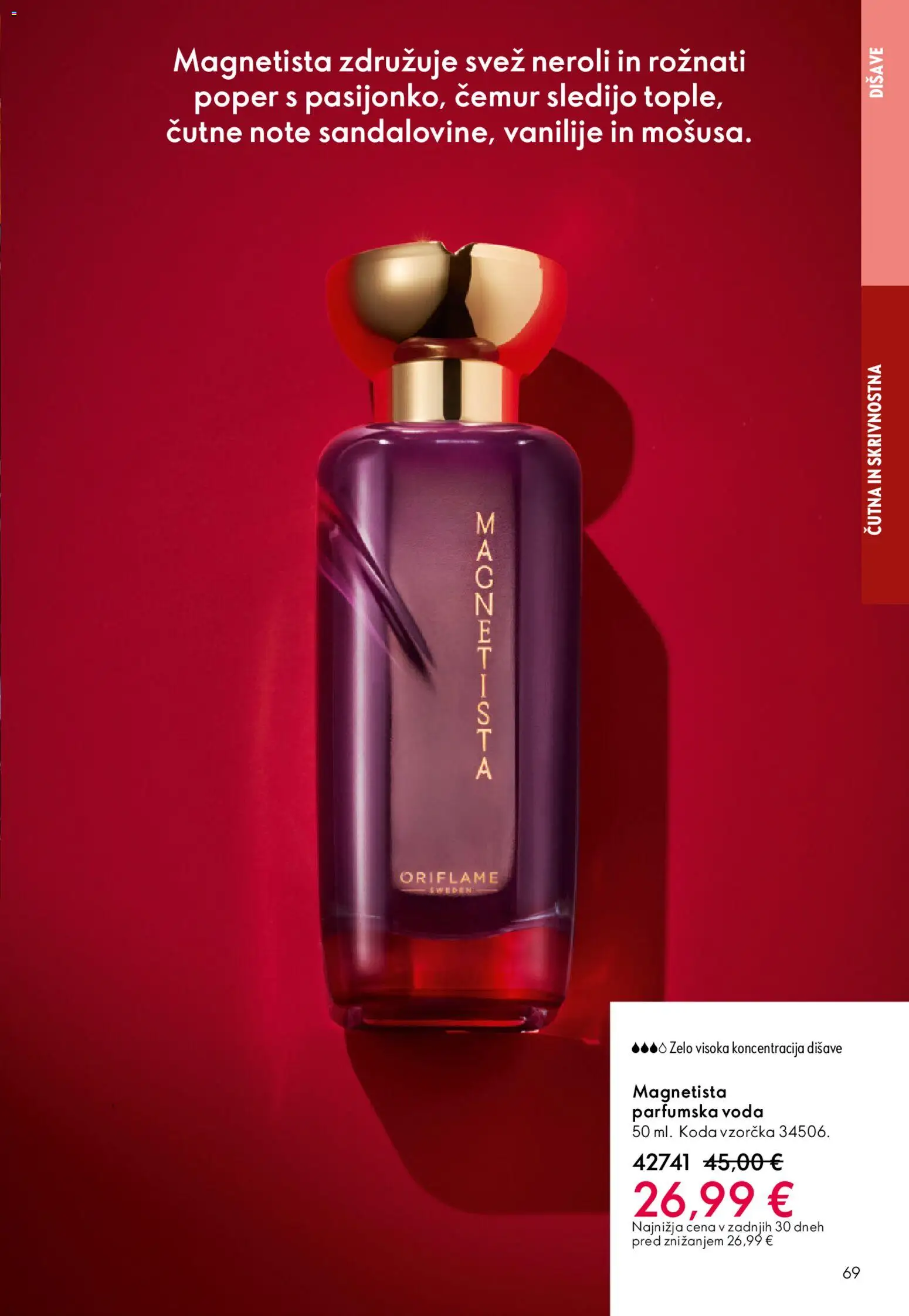 Novi Oriflame katalog ponudbe – veljaven od 31.12.2025 | Stran: 69 | Izdelki: Voda, Poper, Parfumska voda