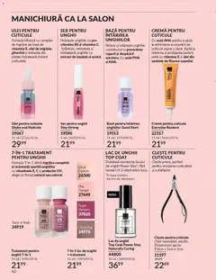 Ofertele Avon valabile de la 01.04.2026 | Pagină: 64 | Produse: Ulei pentru cuticule, Ser pentru unghii, Clește, Shake