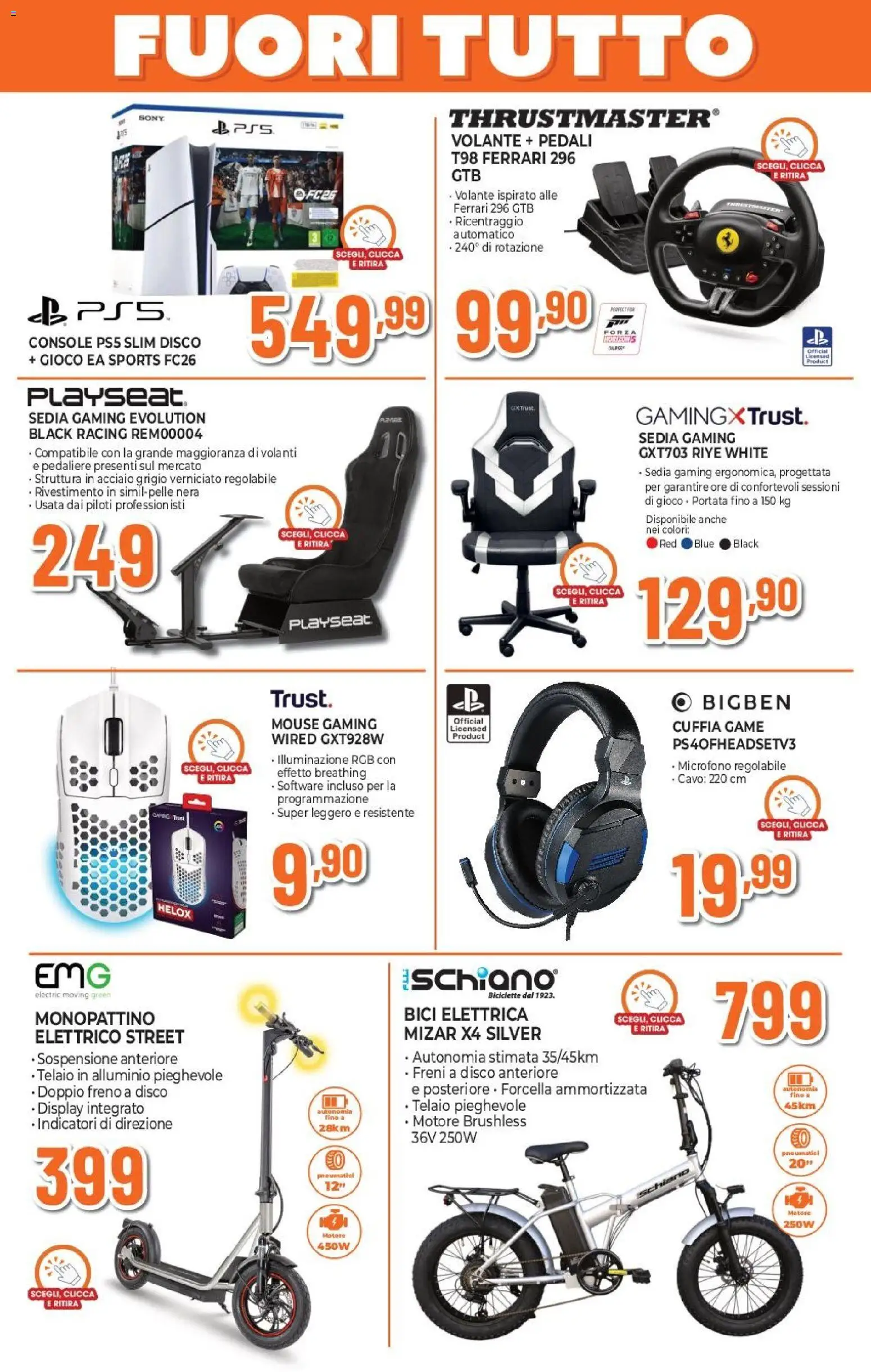 Volantino Expert del 27.12.2025 | Pagina: 28 | Prodotti: Gioco, Microfono, Bici elettrica, Sedia