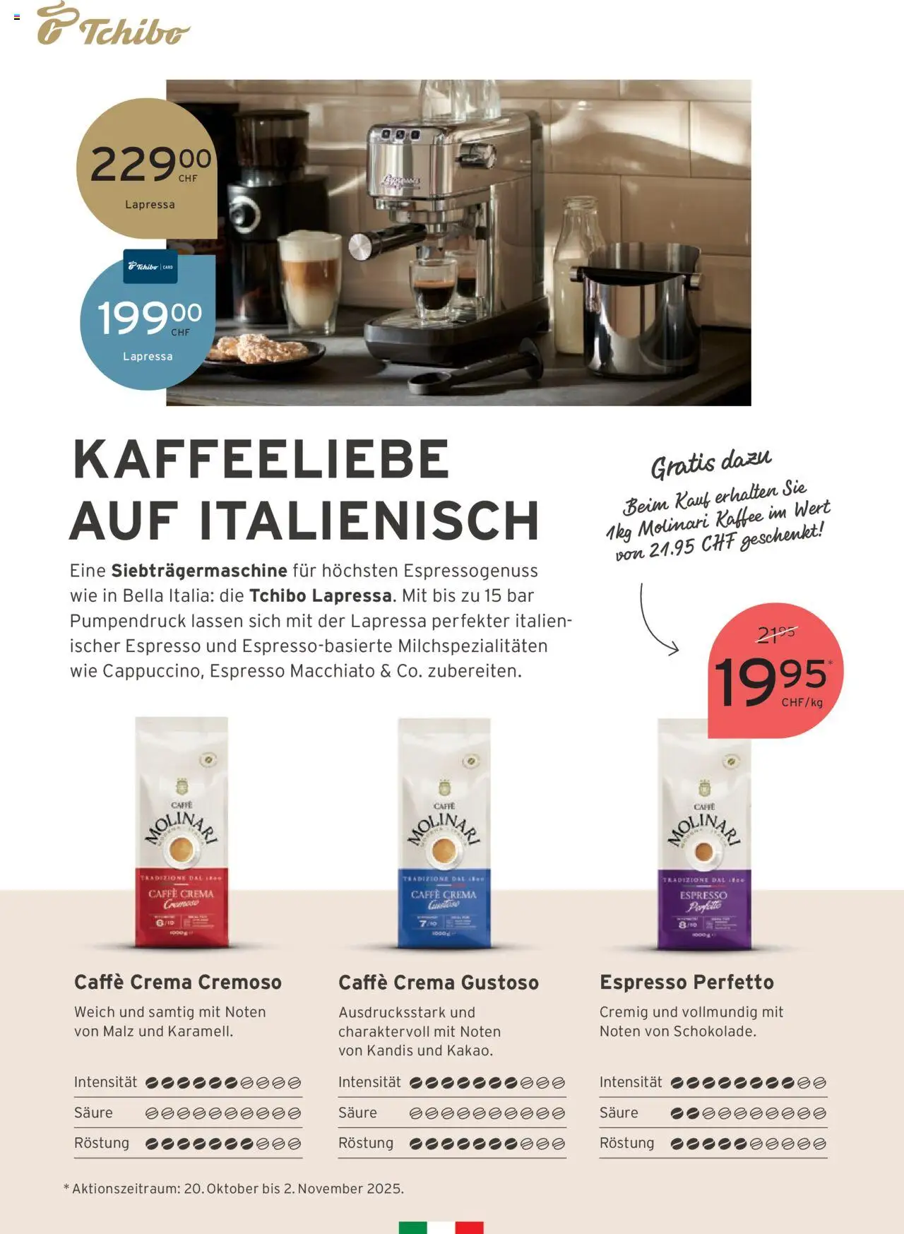 Tchibo Aktionen Magazin Freiheit – gültig ab 21.10.2025 | Seite: 40 | Produkte: Kaffee