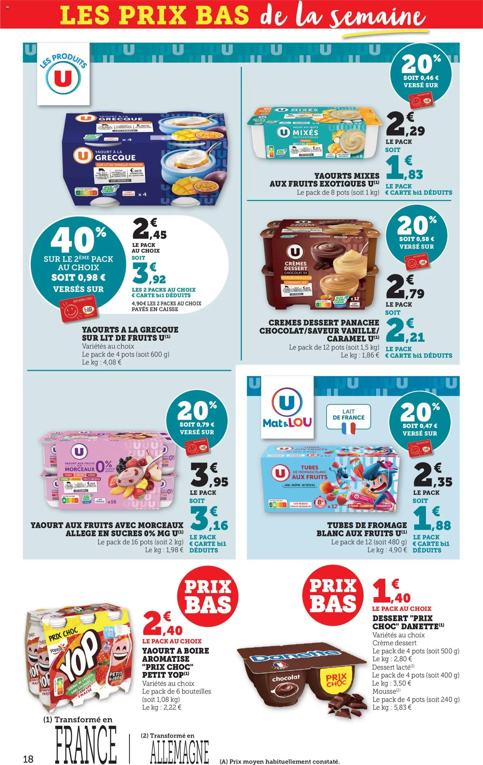 {H1} | Page: 19 | Produits: Framboise, Poire, Parfum, Lait