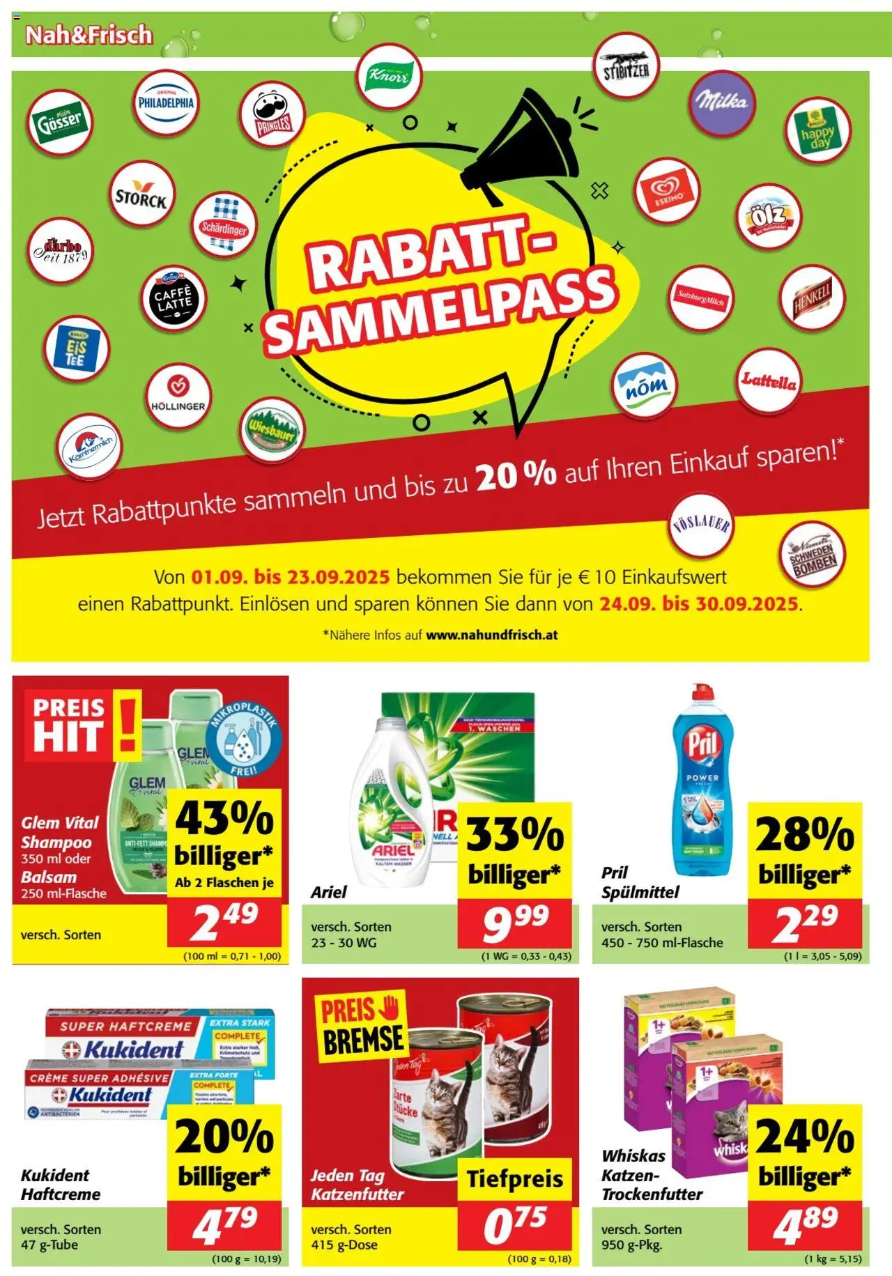 Nah und Frisch Flugblatt gültig ab 27.08.2025 | Seite: 4 | Produkte: Milch, Creme