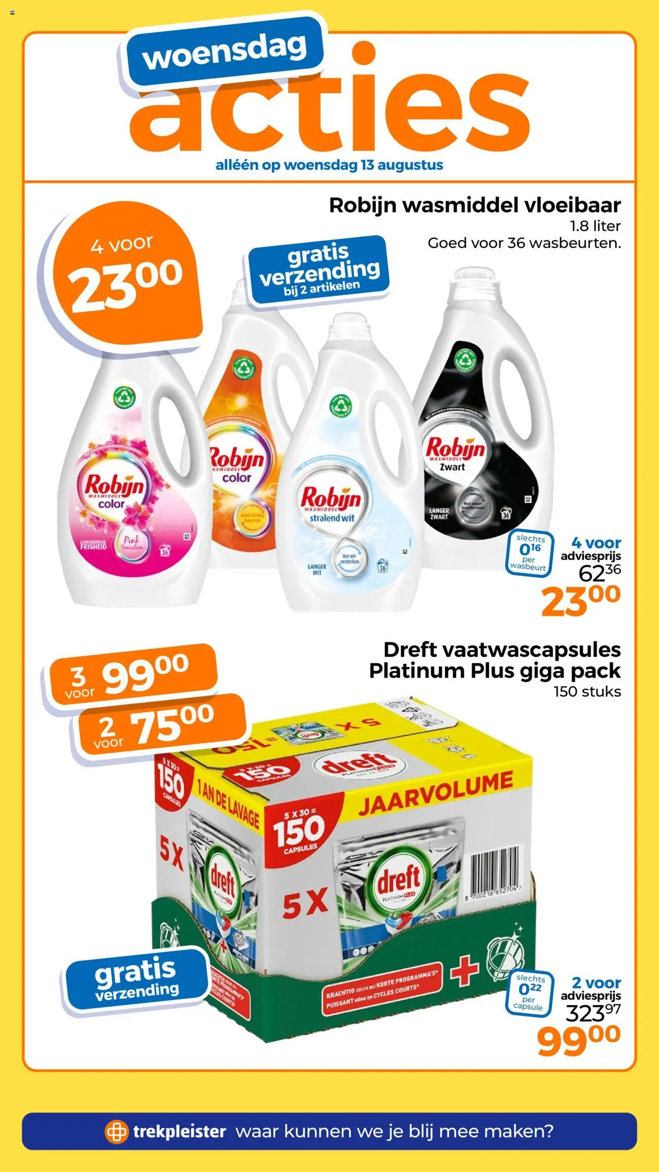  | Pagina: 52 | Producten: Wasmiddel, Robijn, Capsule