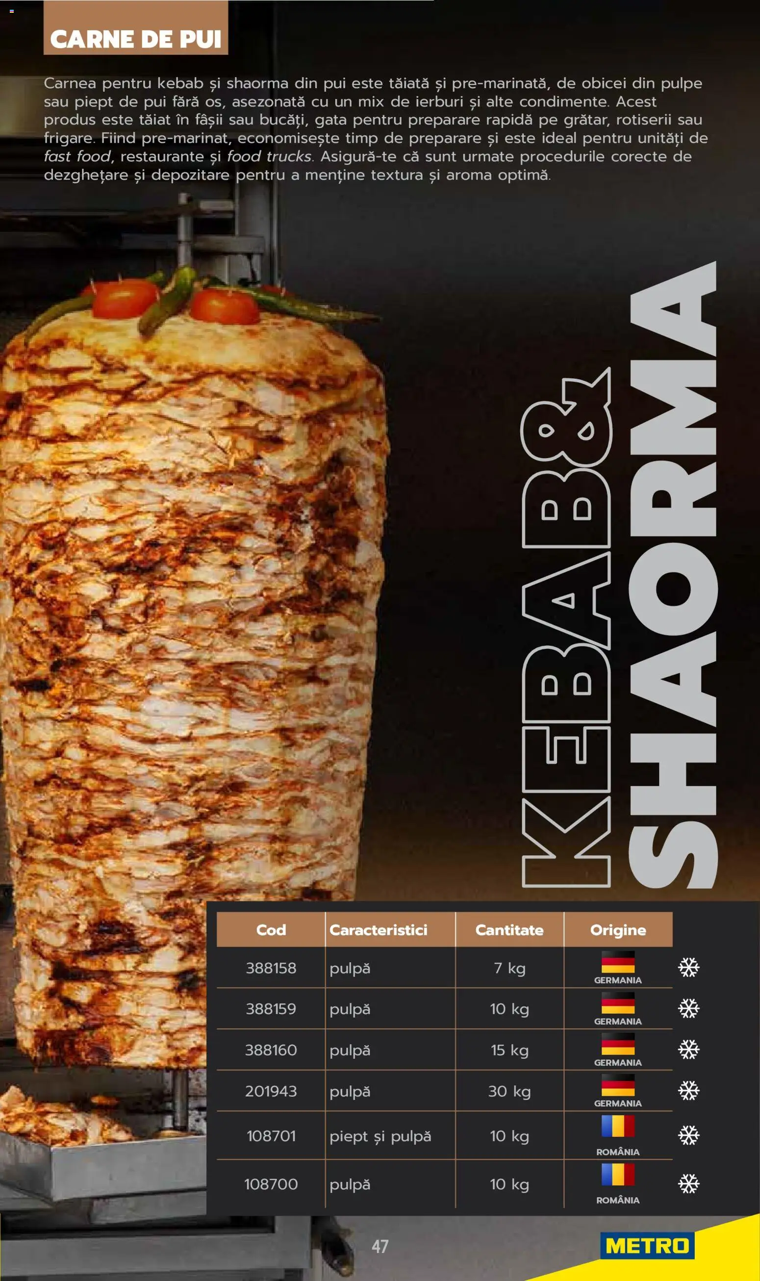 Noul catalog Metro – valabil de la 03.06.2025 | Pagină: 47 | Produse: Hacıyatmaz Kedi Oyuncağı, Carne De Pui