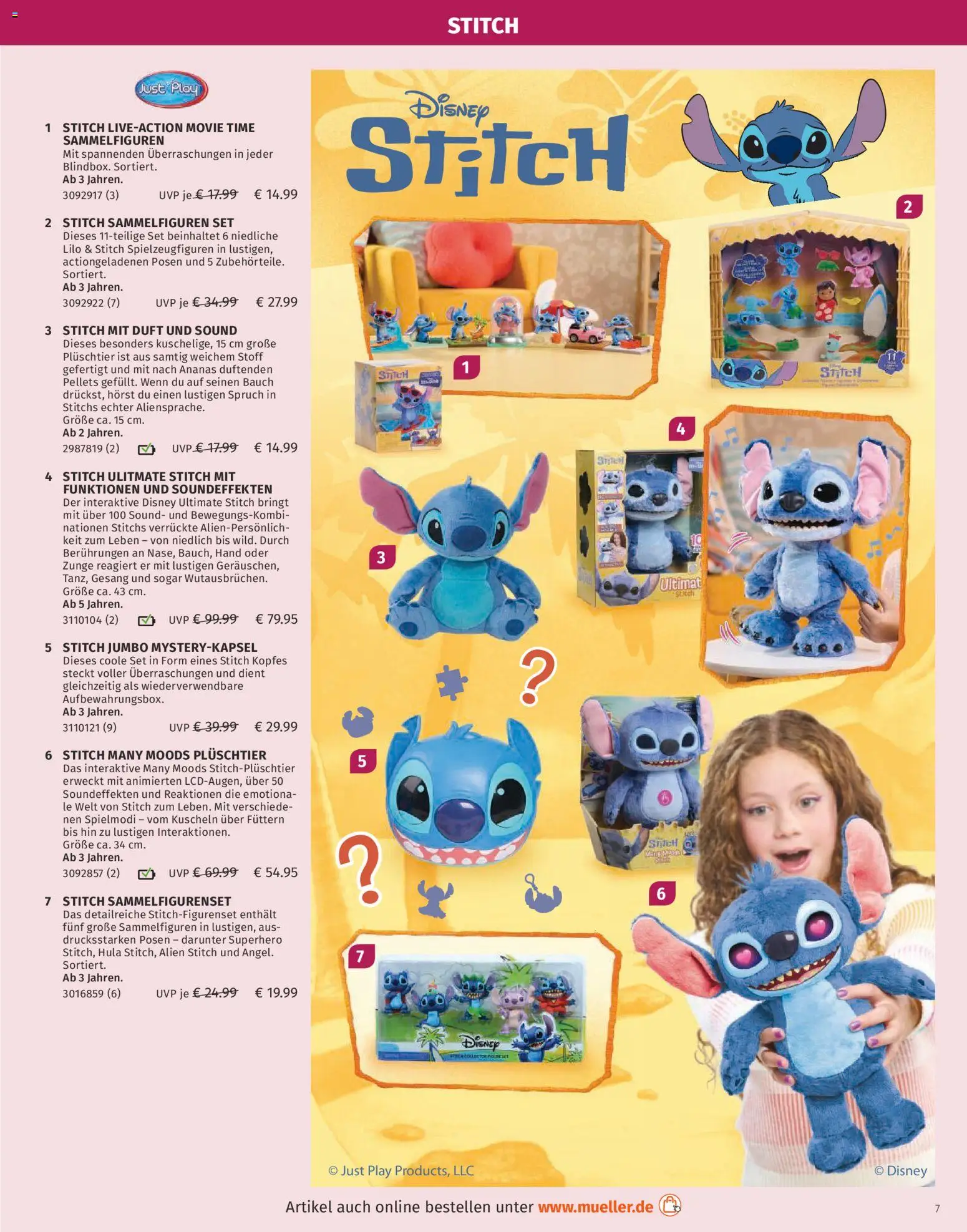 Müller Spielwarenkatalog – gültig ab 27.10.2025 | Seite: 7 | Produkte: Duft, Ananas