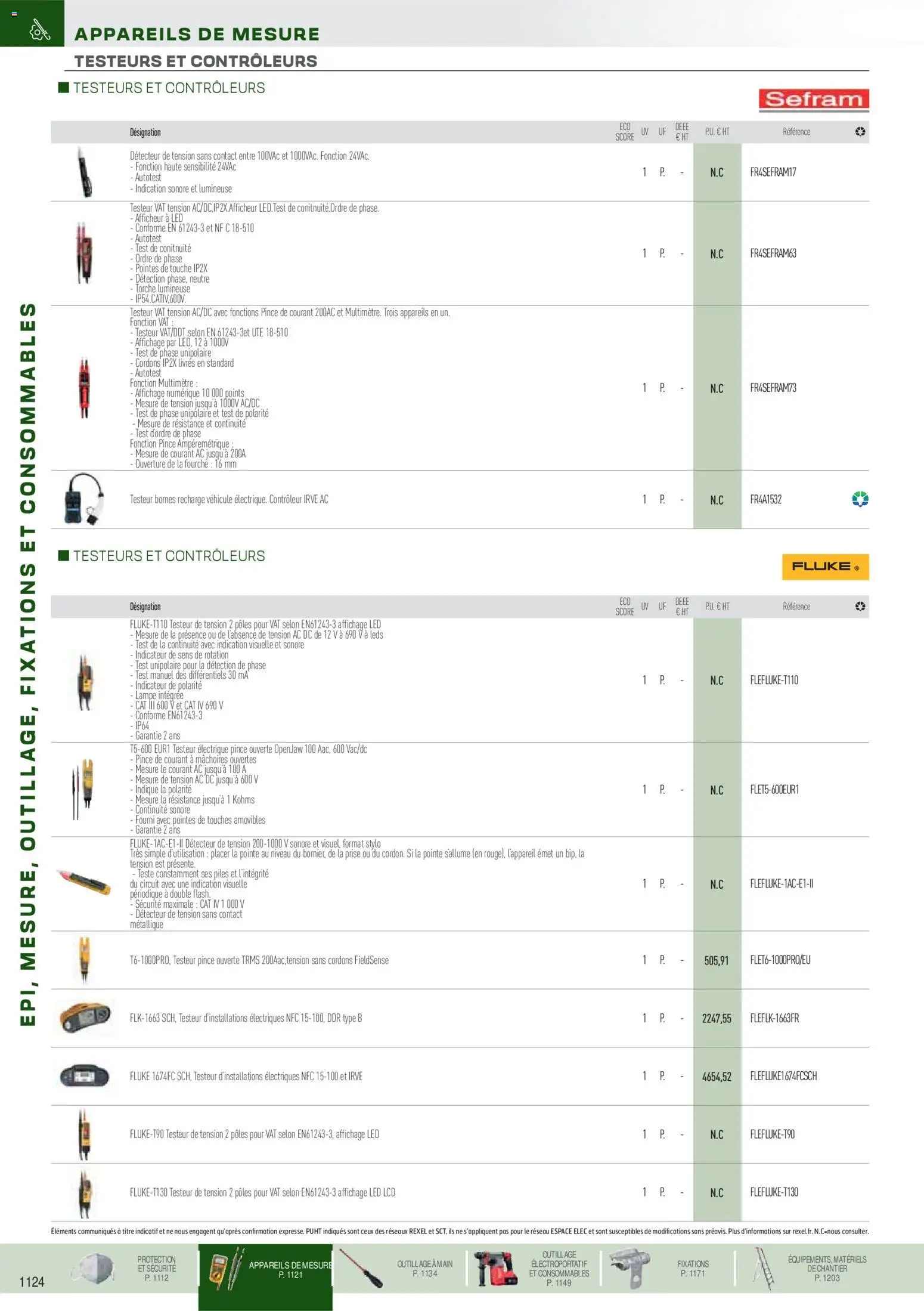 {H1} | Page: 15 | Produits: Stylo, Prise, Lampe, Piles