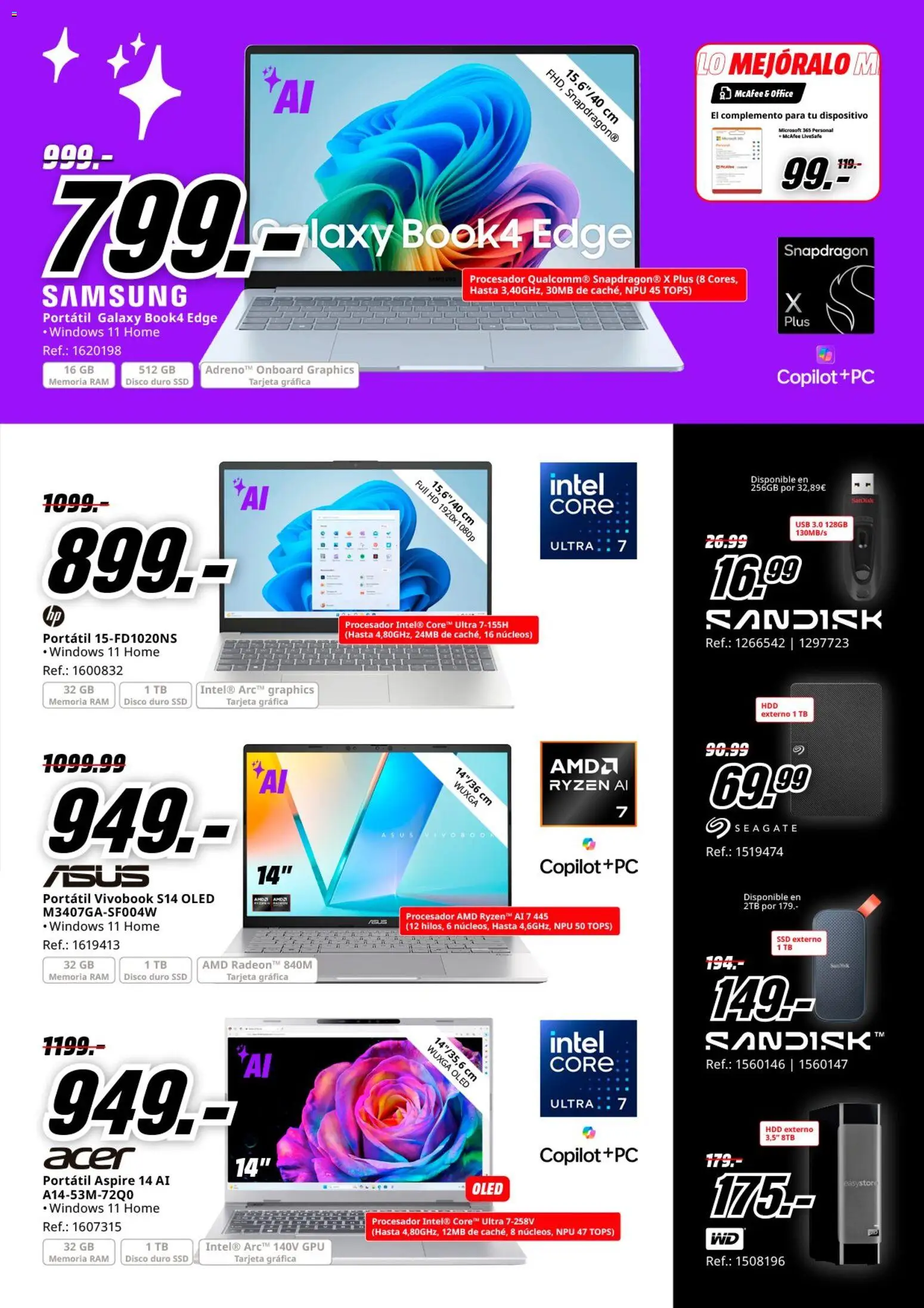 Media Markt folleto │ válido desde el 23.04.2026 | Página: 25 | Productos: Disco, USB
