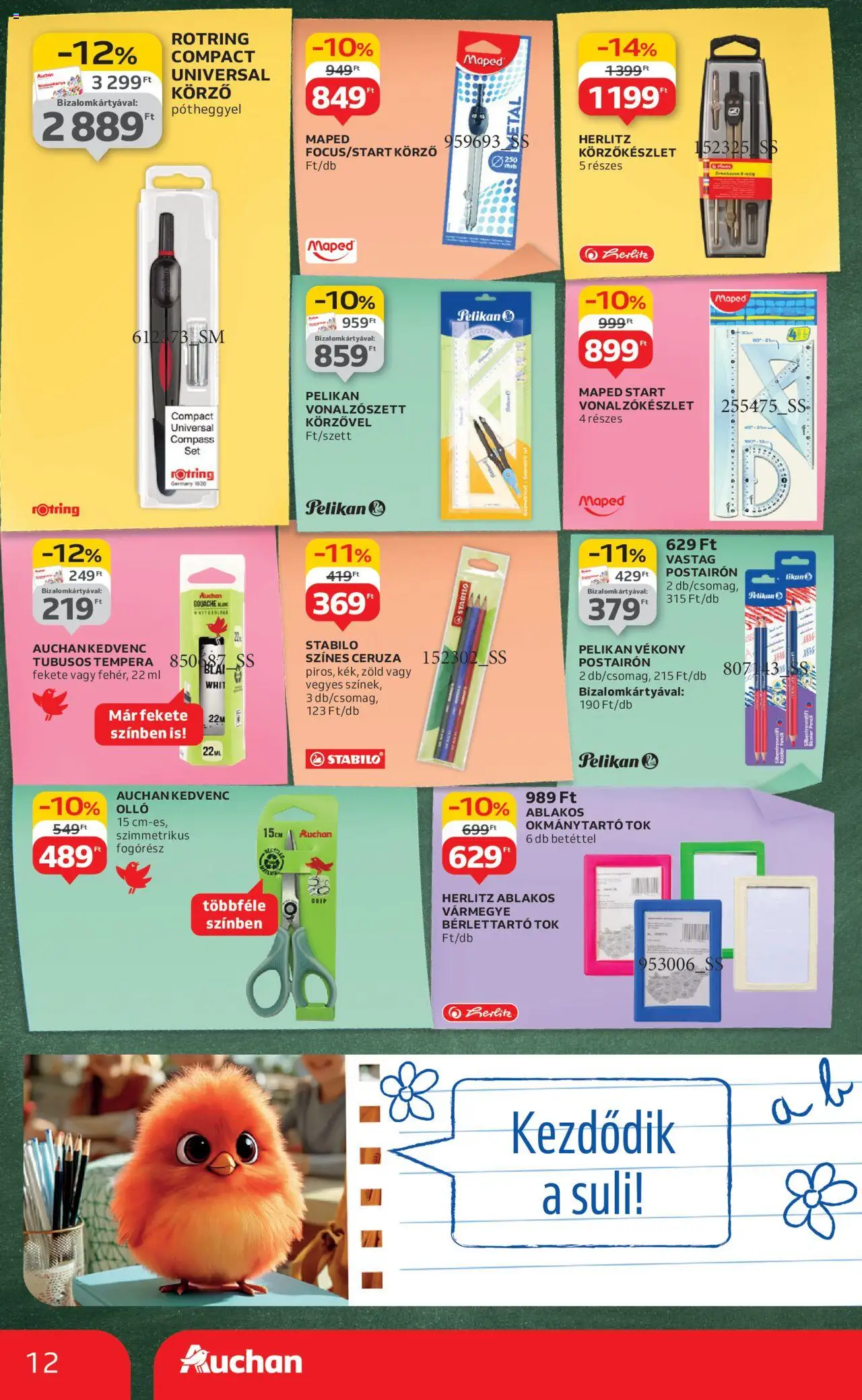 Auchan akciós ujság - amely érvényes a következő dátumtól: 07.08.2025 | Oldal: 12 | Termékek: Tök