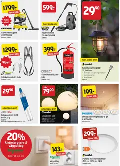Jula erbjudanden - Förhandsvisning av reklamblad från butik Jula aktuell från 26.02.2026 | Sida: 7 | Produkter: Solcellsbelysning, Högtryckstvätt, Galler, Kolsyrepatron