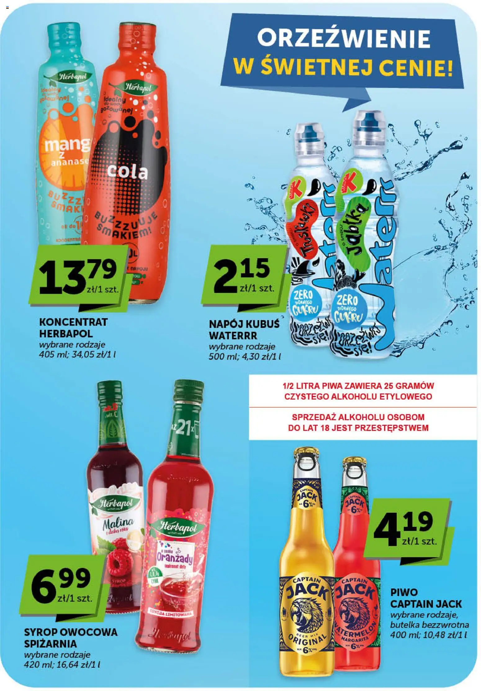 ABC gazetka od 30.04.2026 | Strona: 32 | Produkty: Syrop, Malina, Piwo