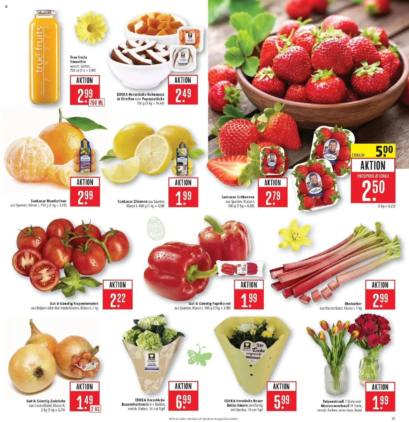 Marktkauf Prospekt Weil Am Rhein	 – gültig ab 30.03.2026 | Seite: 3 | Produkte: Mandarinen, Zwiebeln, Rhabarber, Erdbeeren