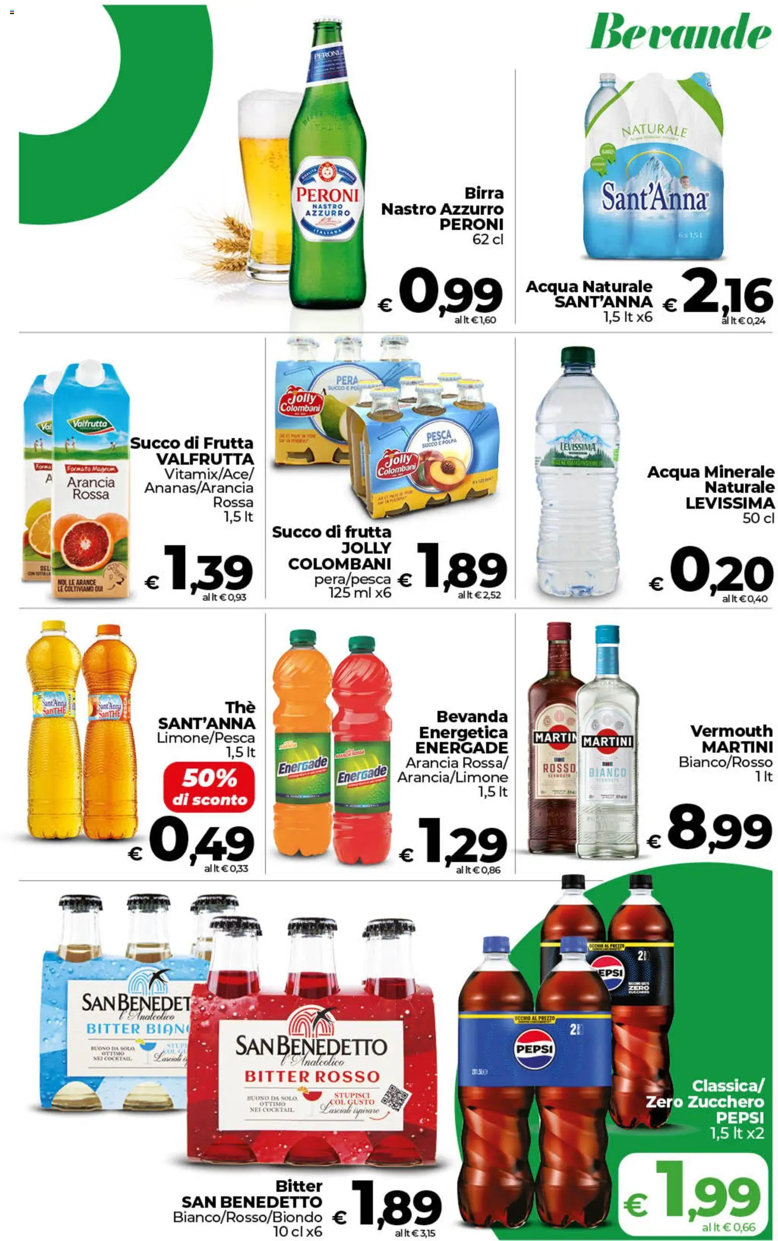 Volantino COOP del 24.02.2026 | Pagina: 18 | Prodotti: Succo, Pera, Pepsi, Succo di frutta