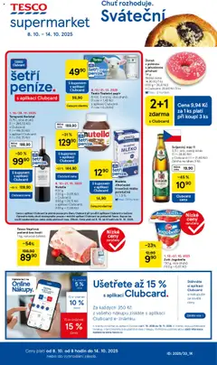 Náhled letáku Tesco leták - Supermarket od 08.10.2025