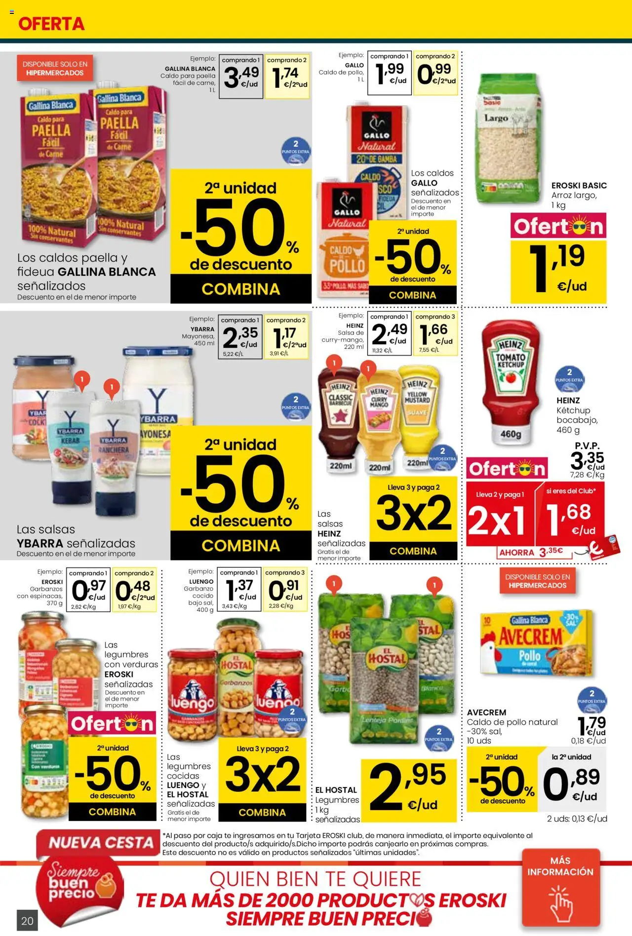 Eroski - Para conquistarte │ válido desde el 12.06.2025 | Página: 20 | Productos: Πορσελάνη, Té, Οθόνη προβολής, Ρούτερ