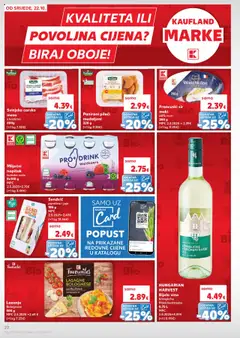 Kaufland - Karlovac - Pregled kataloga iz trgovine Kaufland, vrijedi od 22.10.2025 | Stranica: 22 | Proizvodi: Šumsko voće, Bijelo vino, Sir, Vino