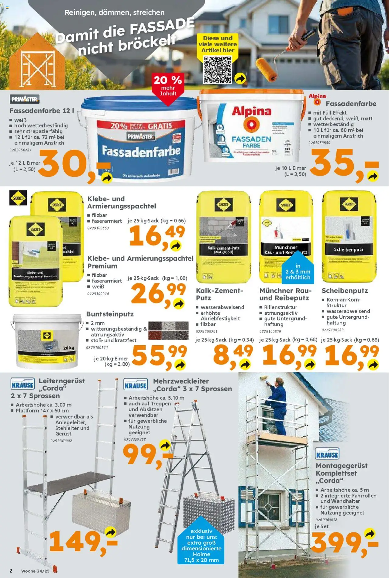 Globus Baumarkt Prospekt 	 - gültig ab dem 18.08.2025 | Seite: 2