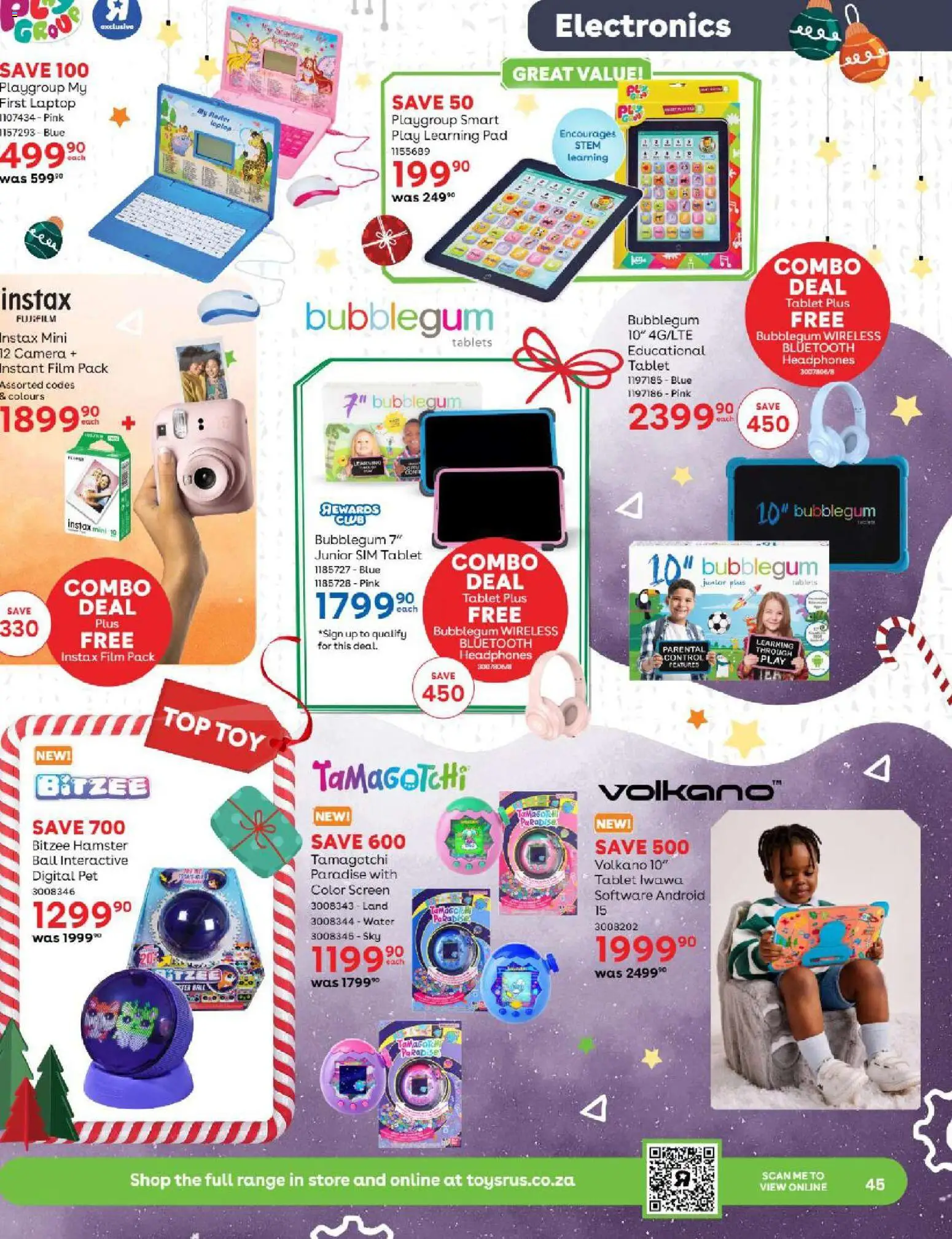 New Toys R Us catalogue – valid from 23.10.2025 | Page: 45 | Products: Sim, Tablet, Headphones, Laptop