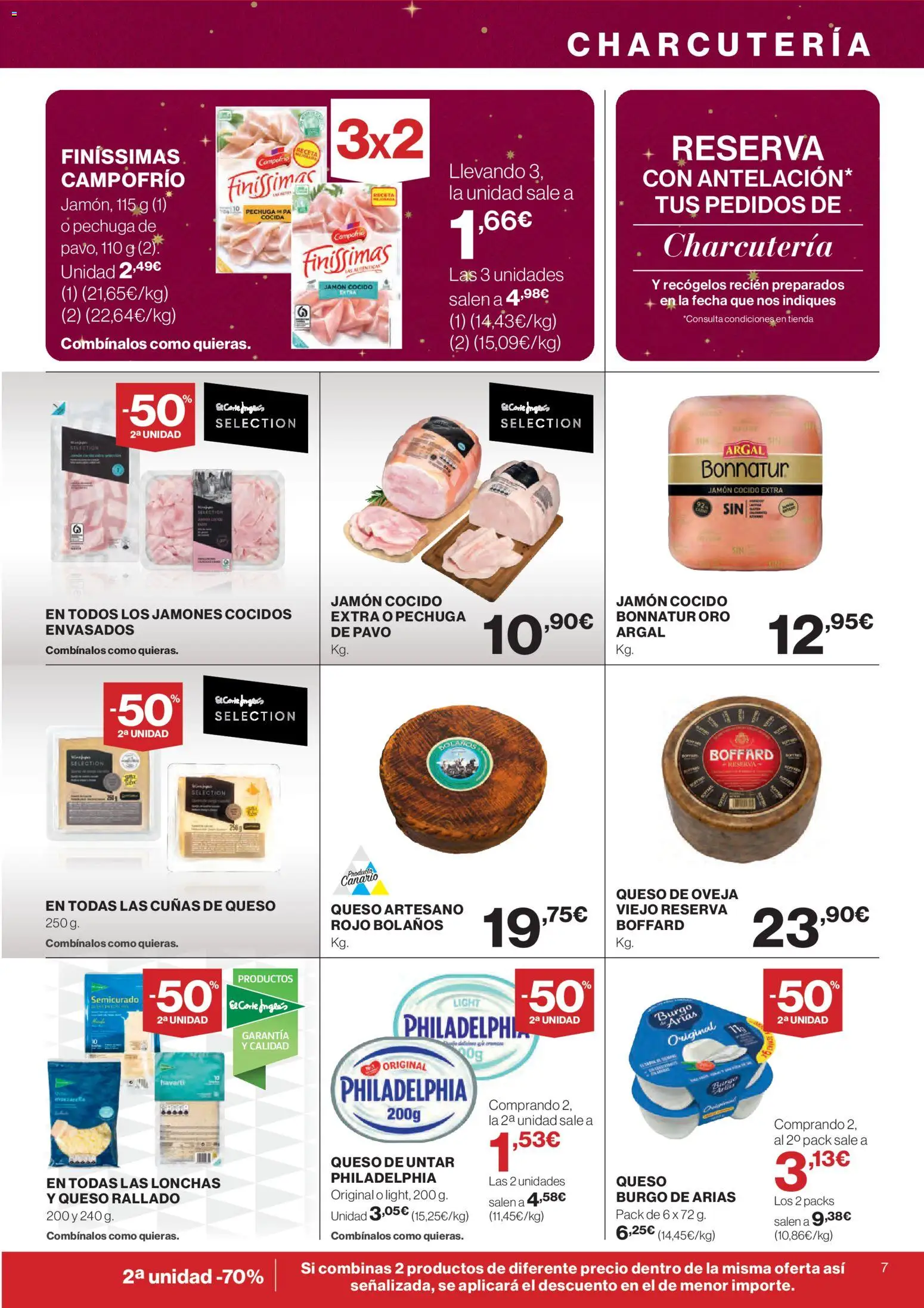 Supercor Canarias │ válido desde el 20.11.2025 | Página: 7 | Productos: Queso de oveja, Jamón, Jamón cocido, Queso rallado