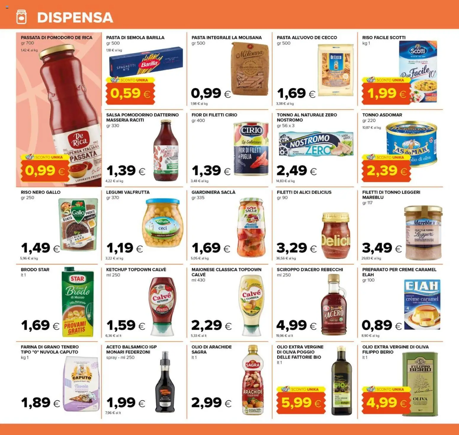 Volantino Tigre del 12.02.2026 | Pagina: 12 | Prodotti: Riso, Maionese, Pomodoro, Olio extra vergine