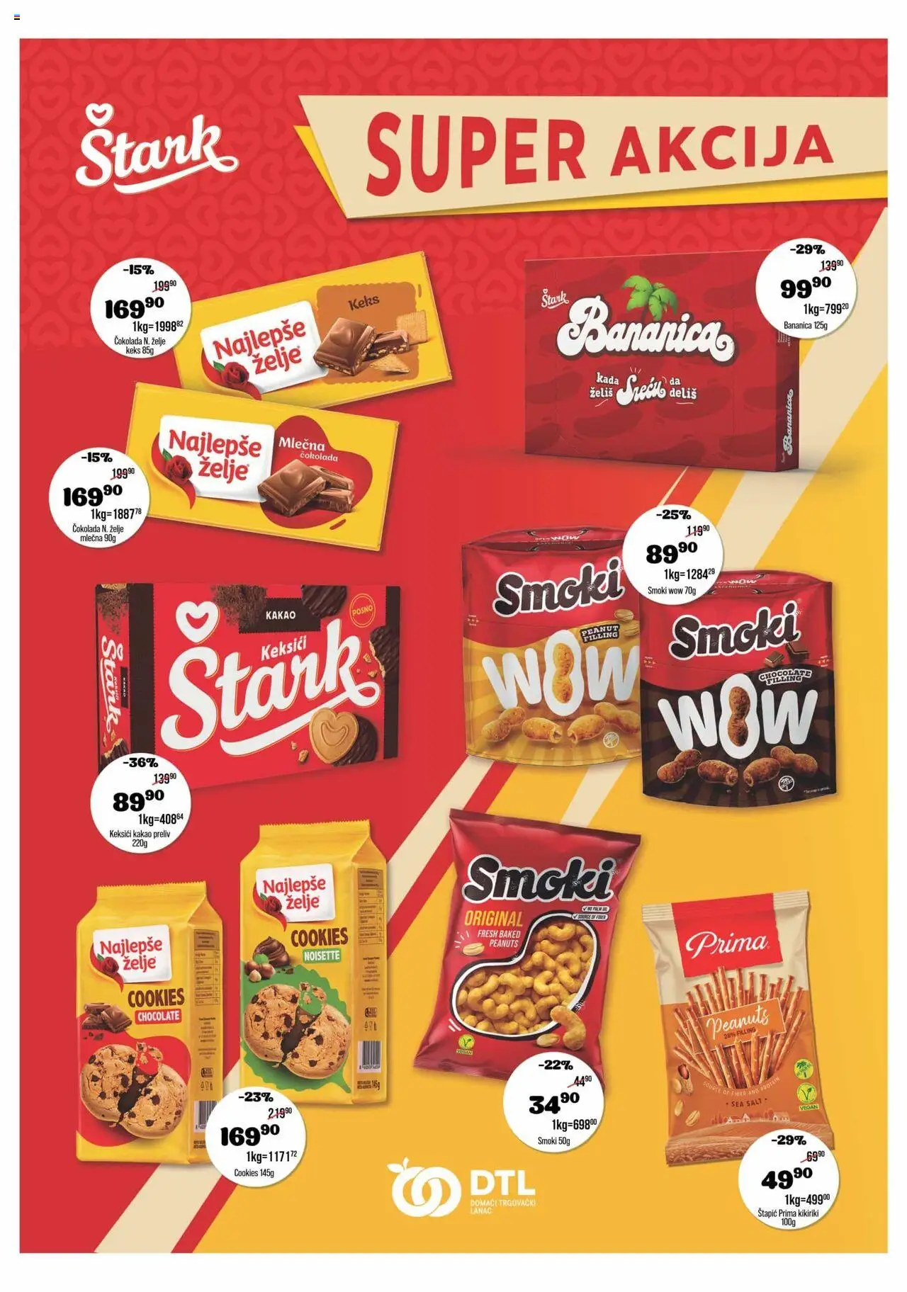 Europrom katalog - važi od 10.09.2025 | Strana: 3 | Proizvode: Keks, Smoki, Kikiriki, Čokolada