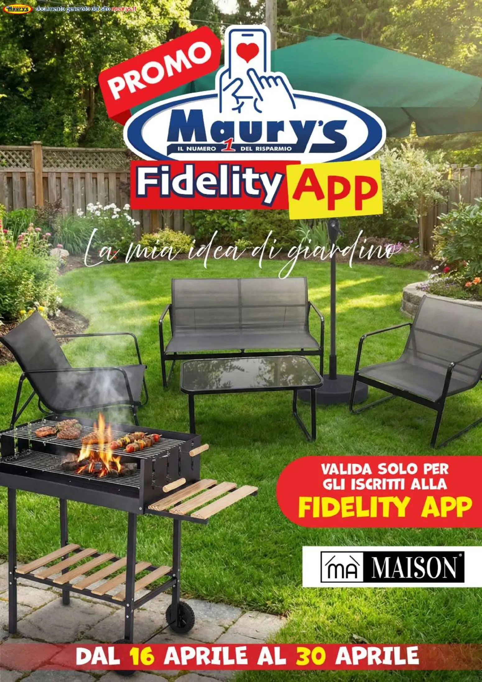 Volantino Maury's del 16.04.2026 | Pagina: 1