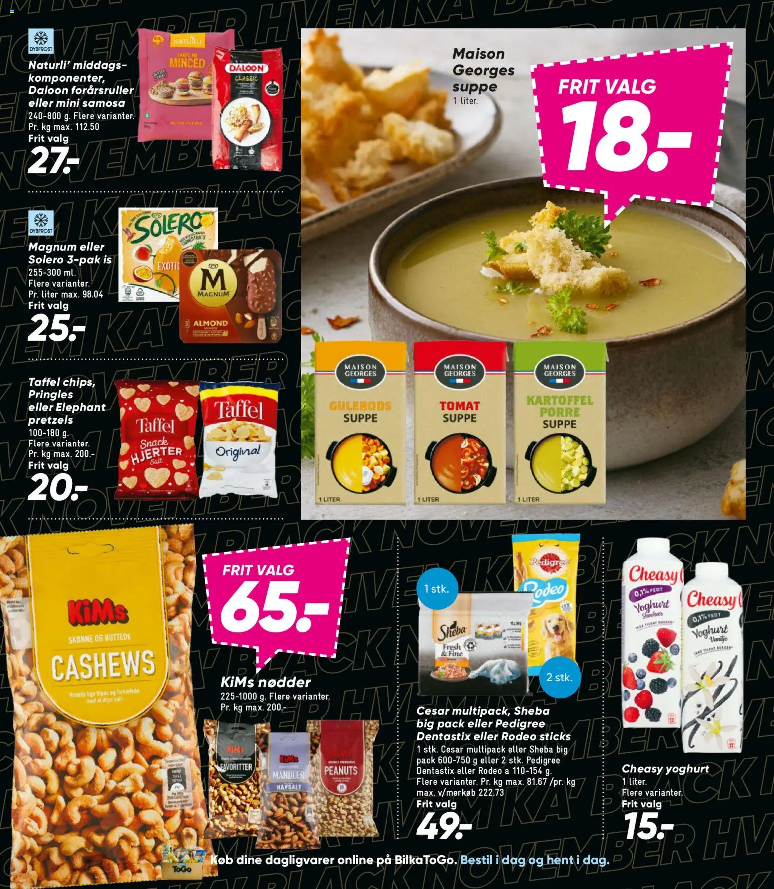 Bilka tilbudsavis – gyldig fra 14.11.2025 | Side: 40 | Produkter: Mandler, Salt, Is, Lingerie