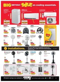 New HiFi Corp catalogue – valid from 25.09.2025 | Page: 9 | Products: Fan, Floor fan, Cooler, Conditioner