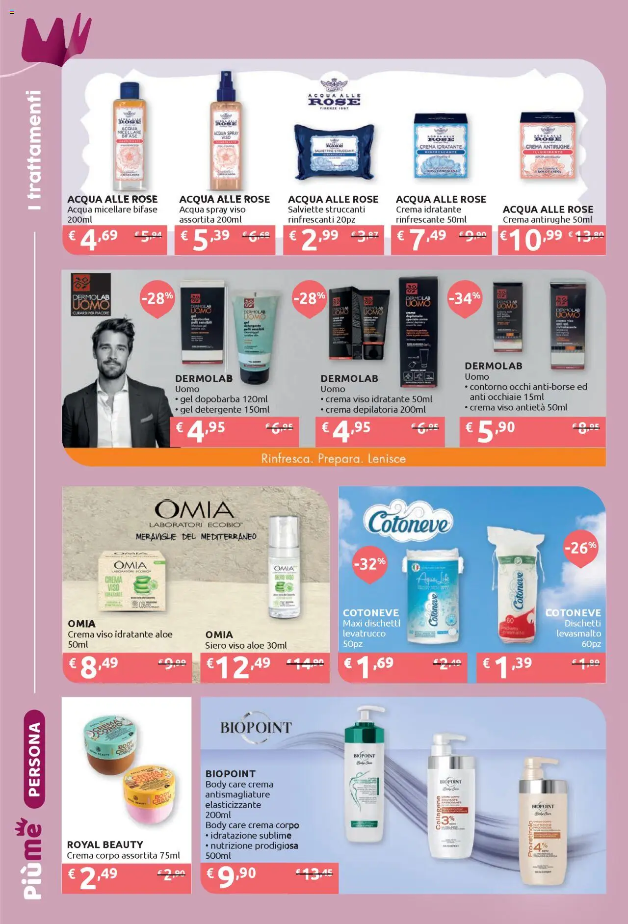 Volantino IperSoap del 25.08.2025 | Pagina: 18 | Prodotti: Salviette struccanti, Crema depilatoria, Crema viso, Acqua