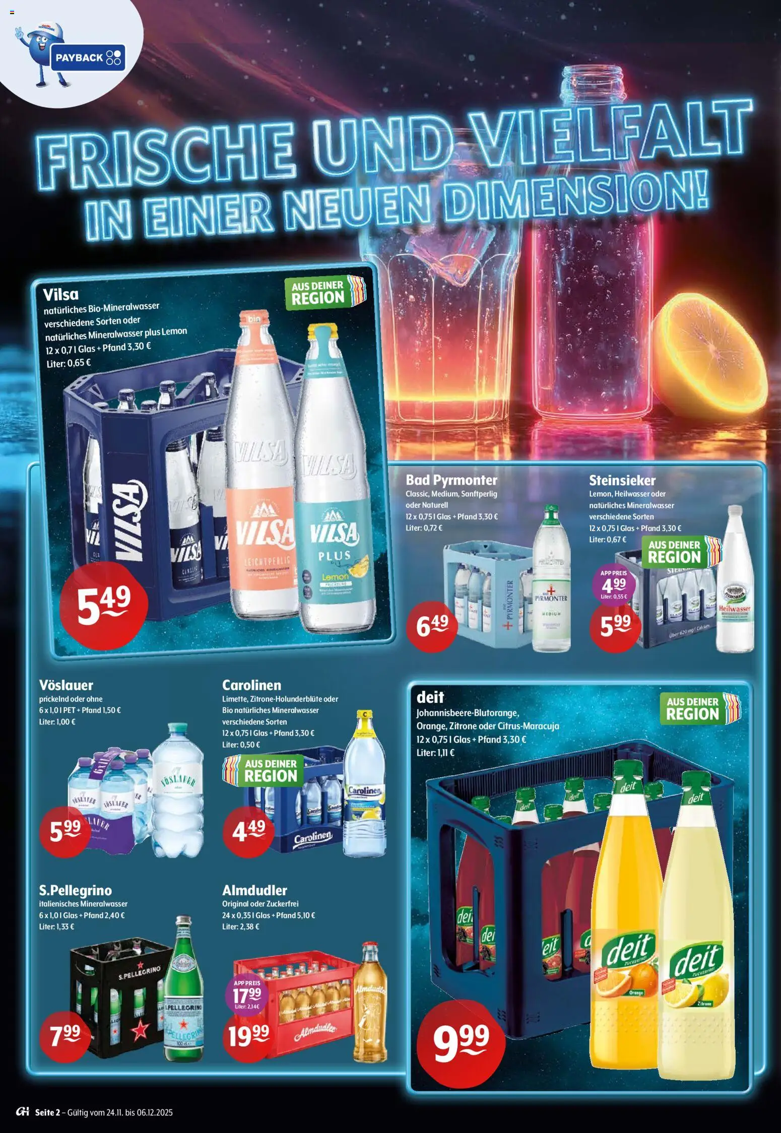 Getränke Hoffmann - Nordrhein - Westfalen – gültig ab 24.11.2025 | Seite: 2 | Produkte: Bad, Mineralwasser, Zitrone