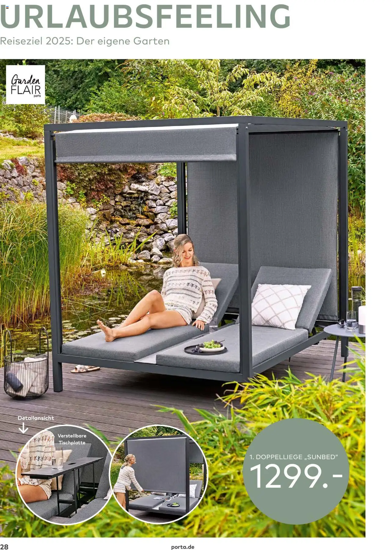 Porta! - Outdoor - Gartenmöbelkatalog 2025 - gültig ab dem 02.03.2025 | Seite: 28