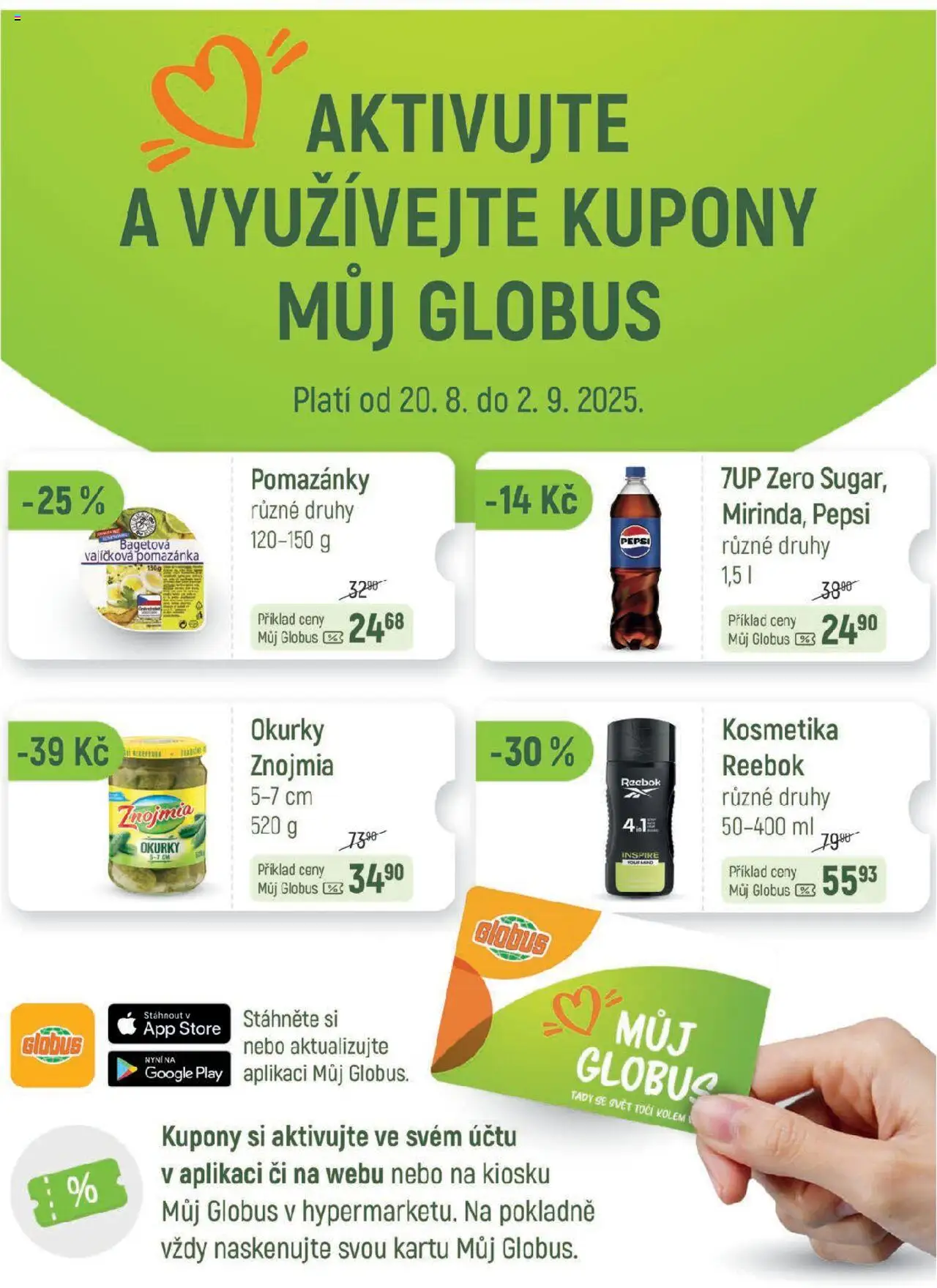 Globus leták od 20.08.2025 | Strana: 35 | Produkty: Pomazánky, Globus, Okurky, Pomazánka