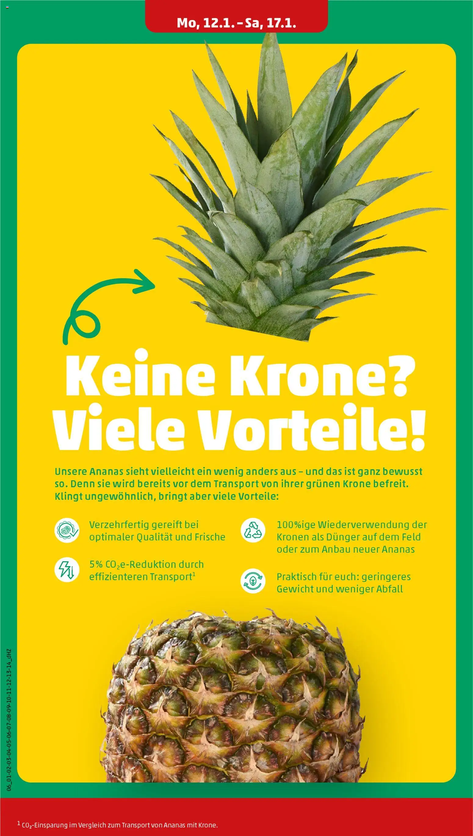 Penny Prospekt 	 – gültig ab 12.01.2026 | Seite: 8 | Produkte: Gewicht, Ananas