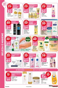 Pré-visualização Intermarché folheto válido de 11.12.2025 | Página: 38 | Produtos: Shampoo, Condicionador, Gel de banho, Sérum